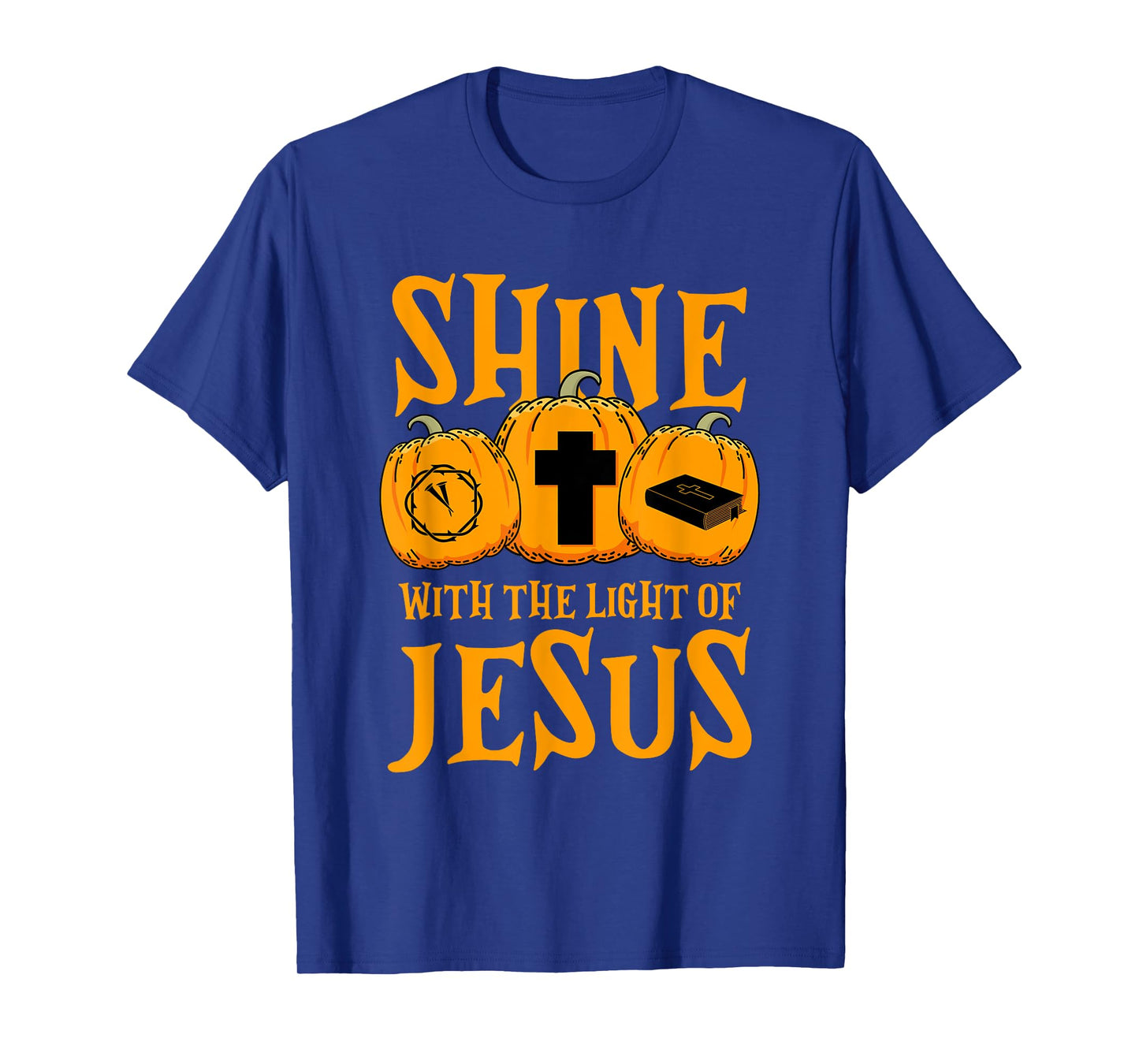 Shine With The Light Of Jesus Halloween Costume Christian T-Shirt