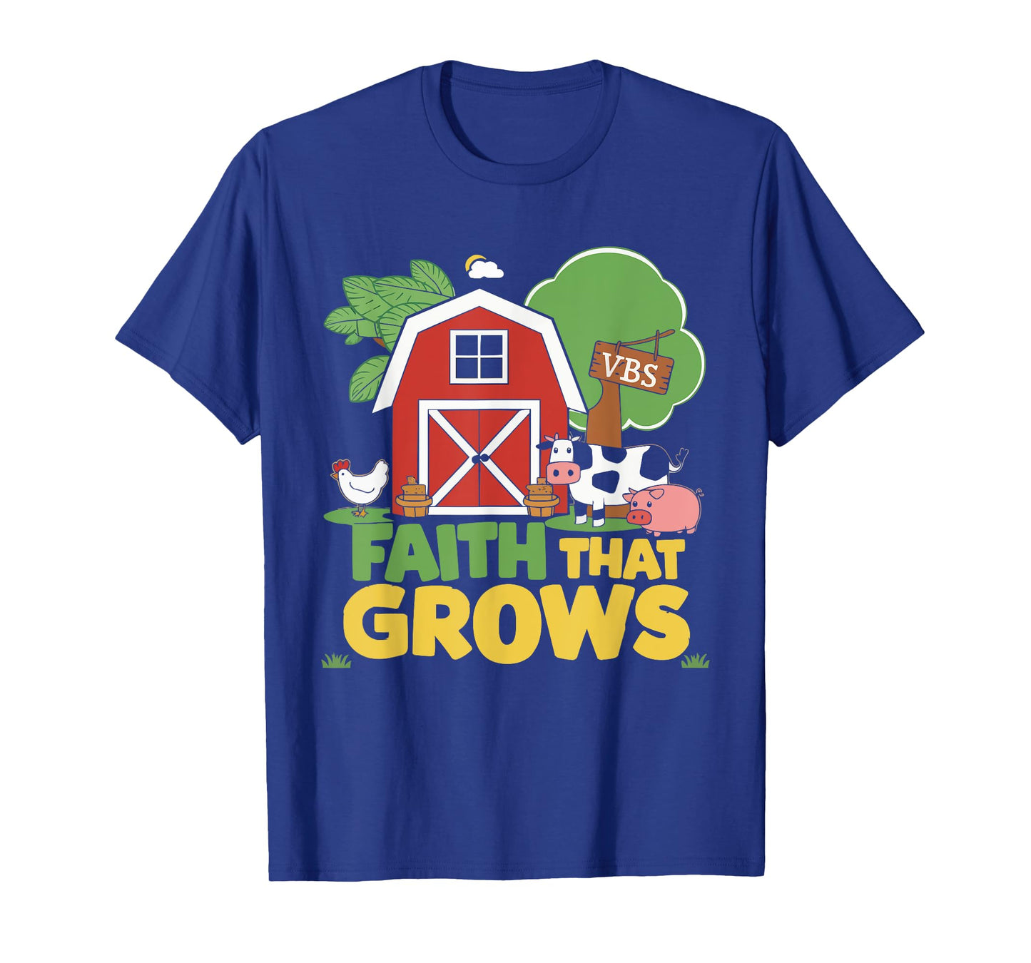 VBS Farm VBS Squad Vacation Bible School Christian Teacher T-Shirt
