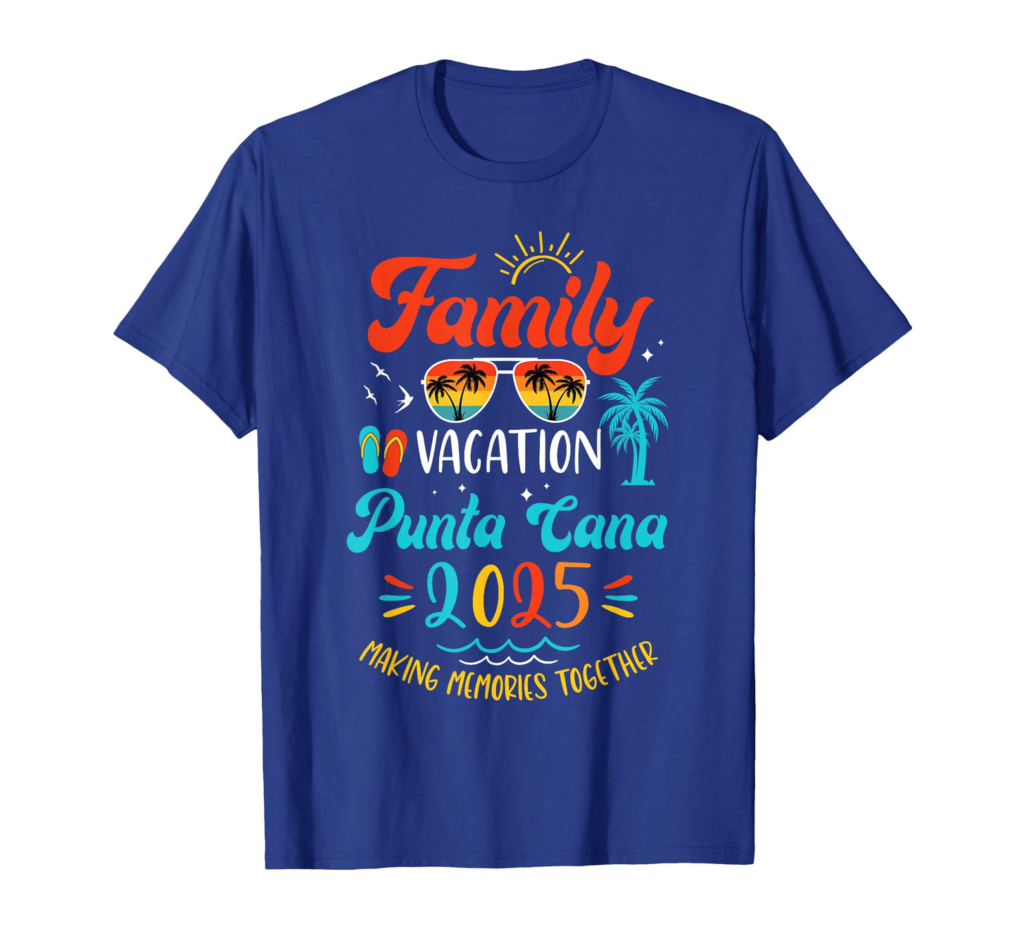 Family Vacation 2025 Punta Cana Matching Summer Vacation T-Shirt