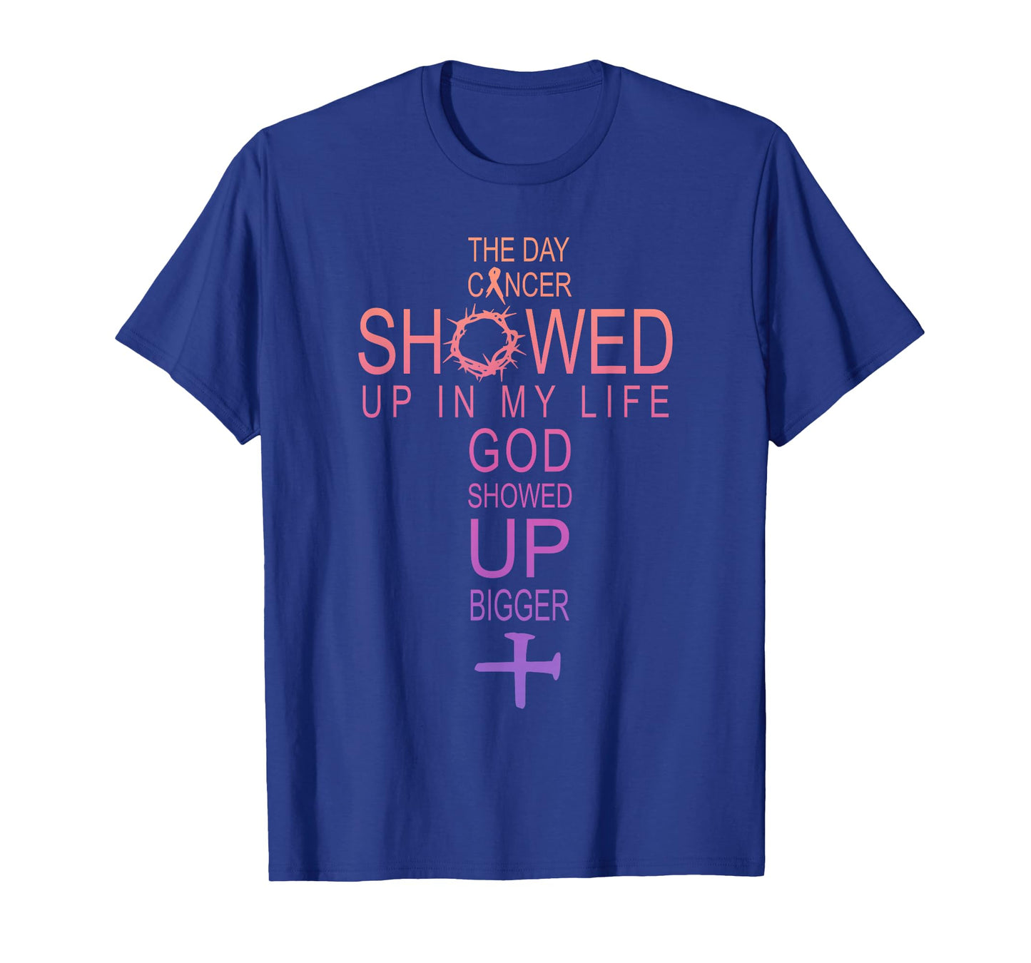 God Showed Up Bigger T-Shirt