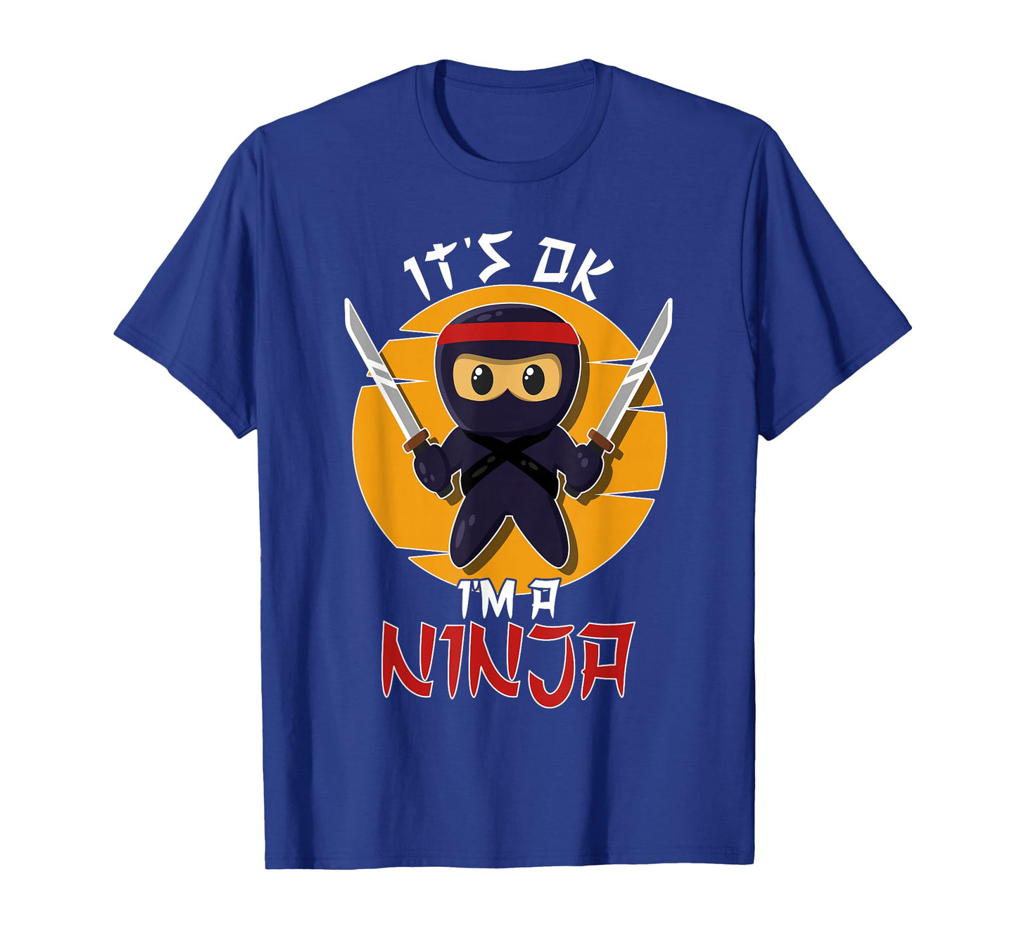 It's Ok I'm a Ninja Boys and Girls Ninja Cool Ninja T-Shirt