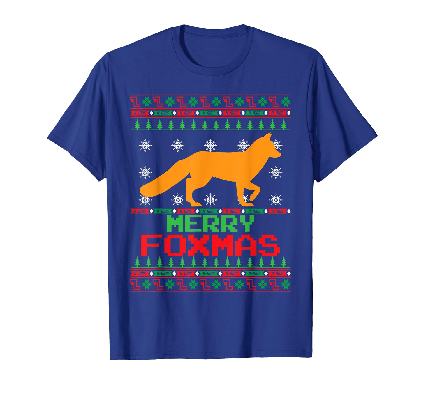 Fox Merry Foxmas Christmas T-Shirt