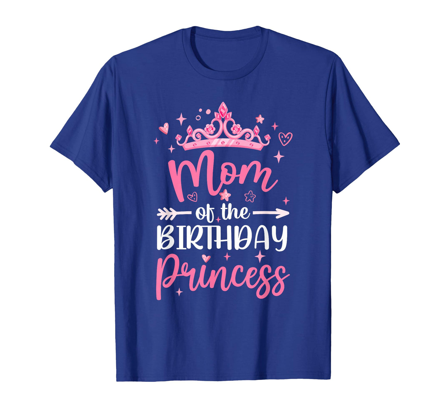 Mom Of The Birthday Princess Birthday Girl Kid Family T-Shirt