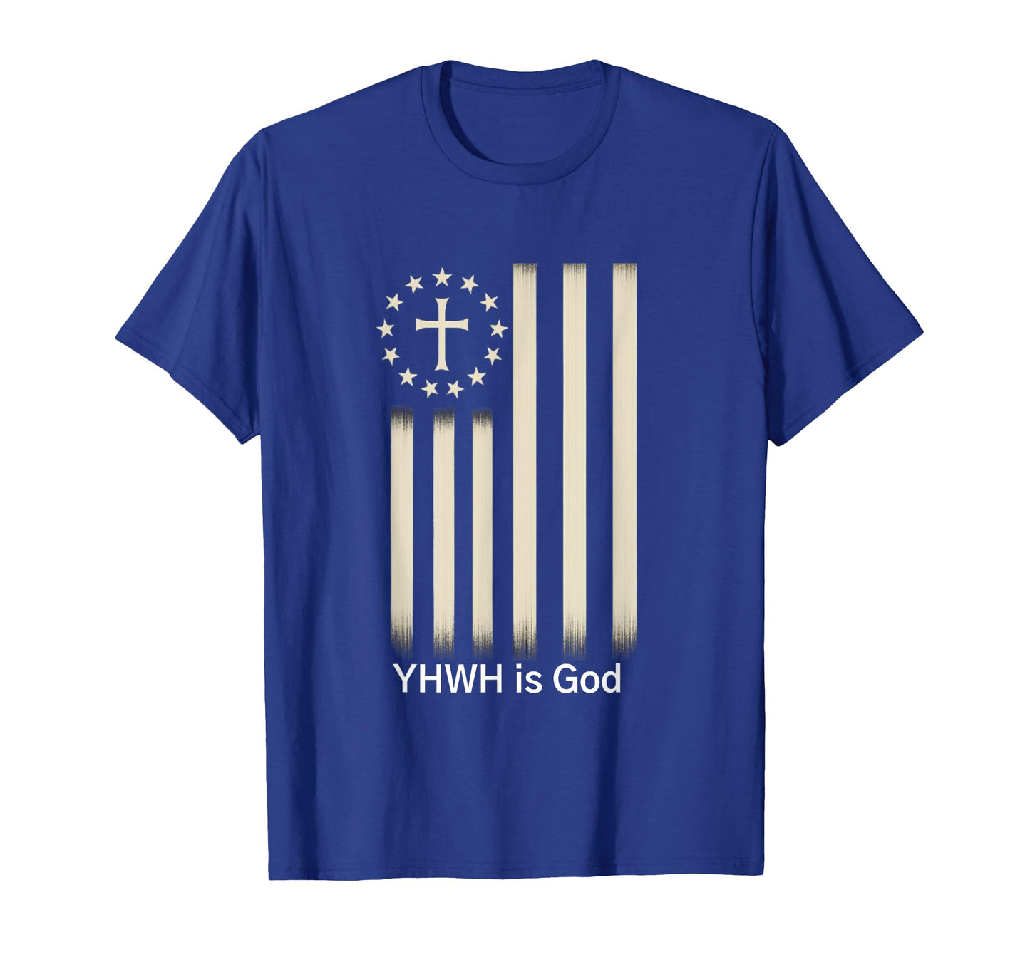 YHWH is God | USA Flag Patriotic T-Shirt