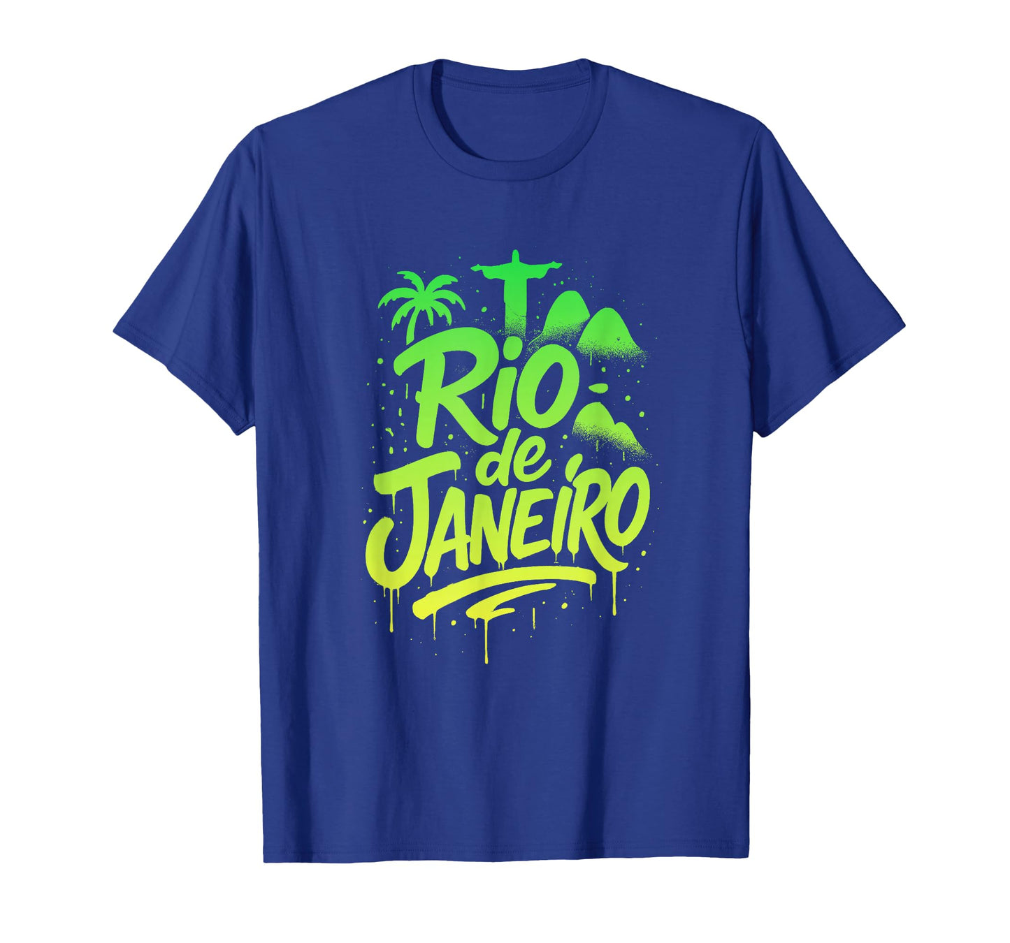 Rio de Janeiro Graffiti Lettering T-Shirt