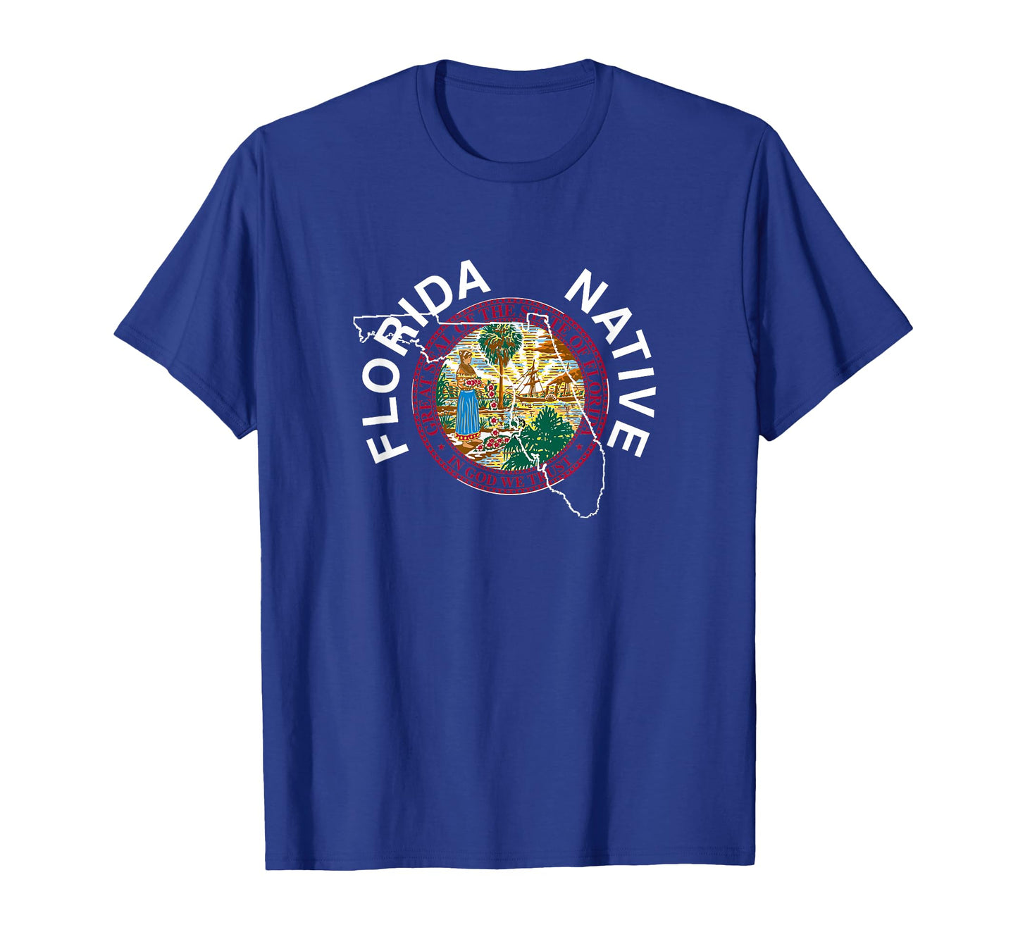 Florida-Native-State-Great-Seal-Stamp T-Shirt