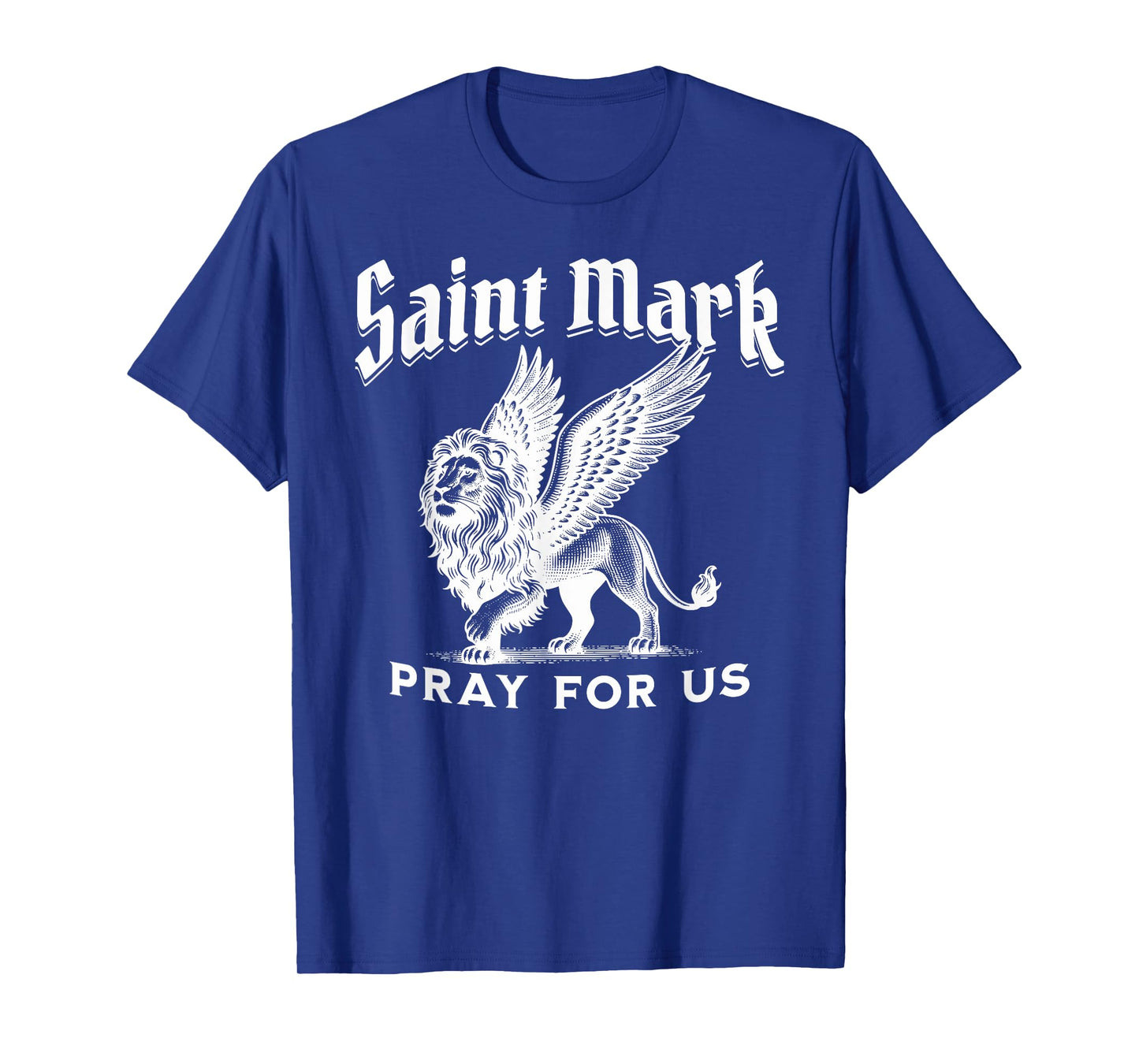 St Mark the Evangelist Apostle Lion Symbol Catholic Saint T-Shirt