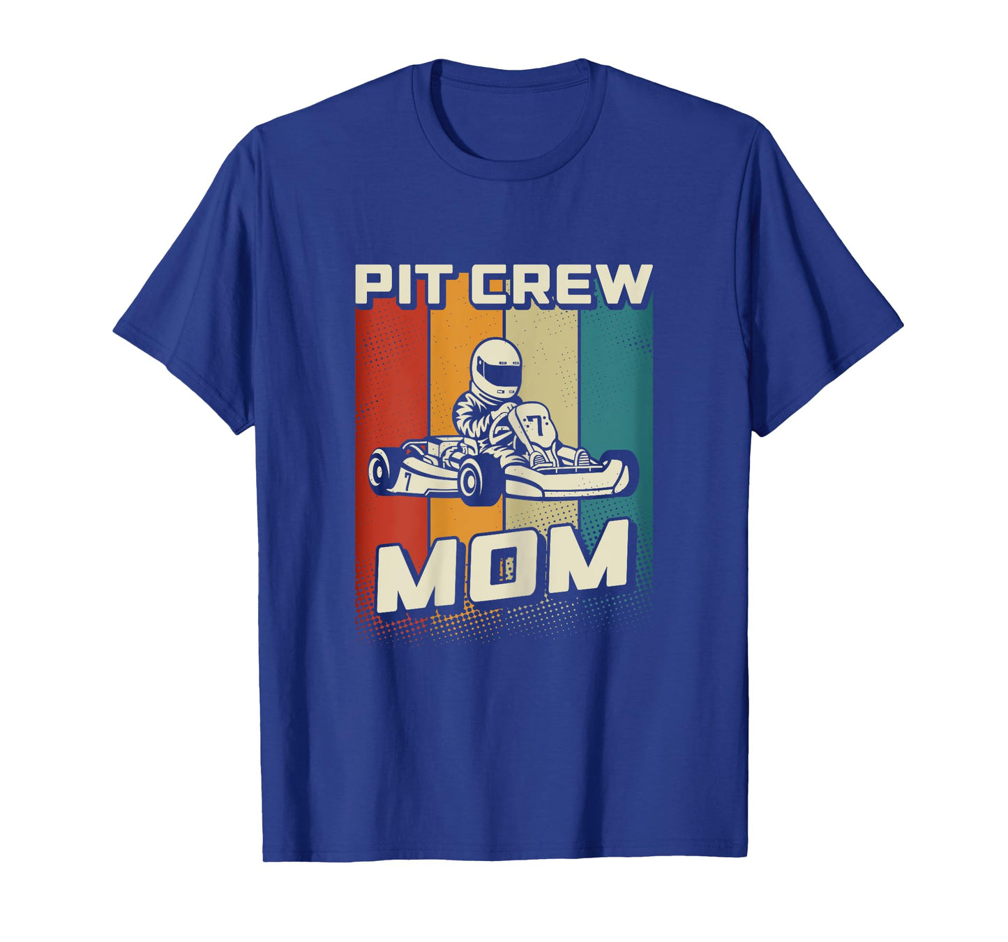Pit Crew Mom Karting Birthday Party Racing Go Kart Mom T-Shirt