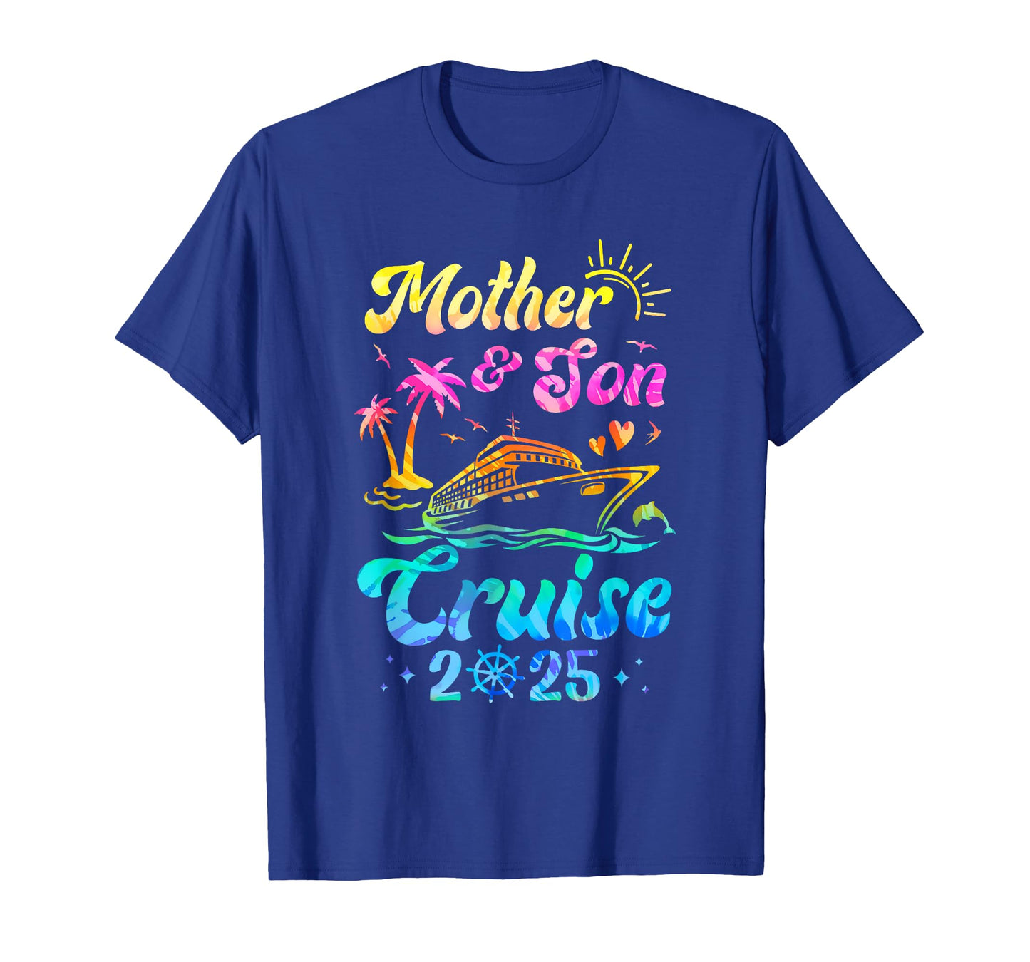Mother Son Cruise 2025 Family Mom Son Matching Vacation Trip T-Shirt