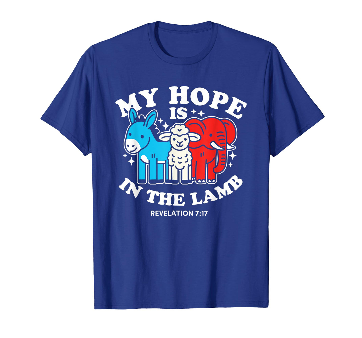 Funny My Hope Is In The Lamb Christian God Jesus T-Shirt