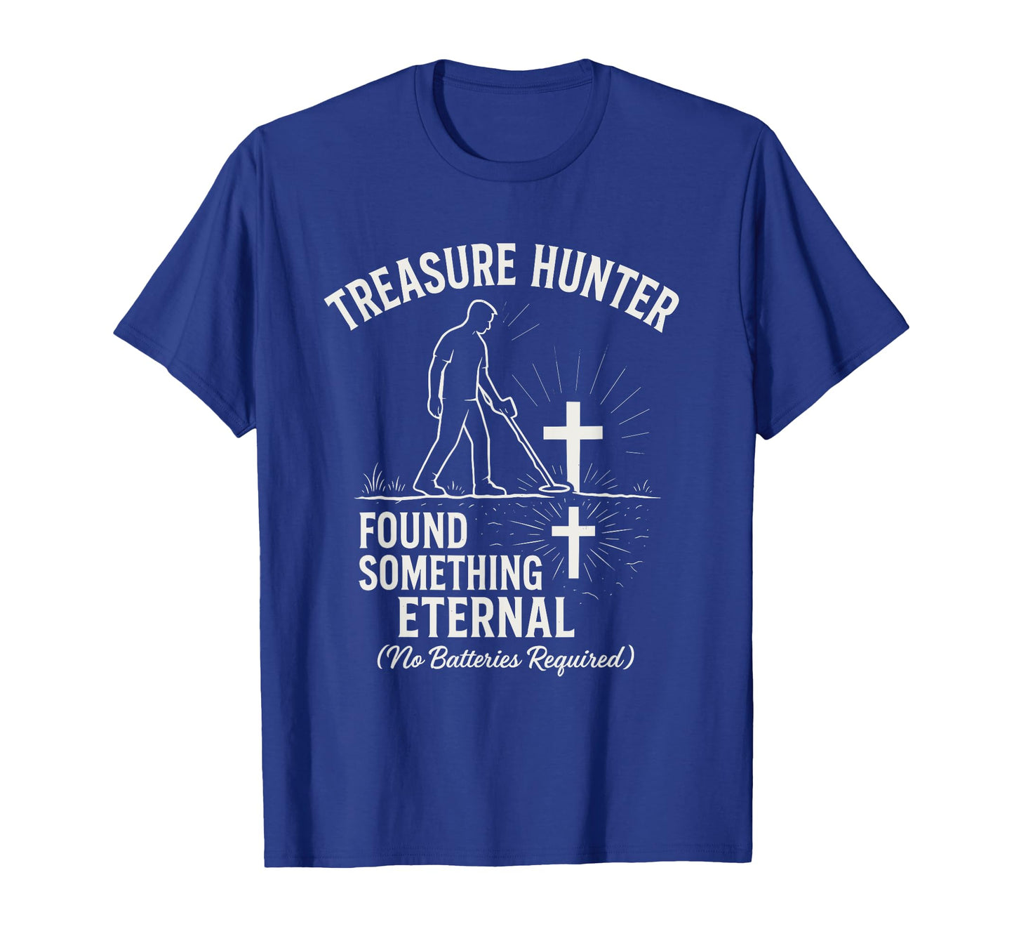 Faith Hunter Apparel Detectorist Christian Treasure god T-Shirt