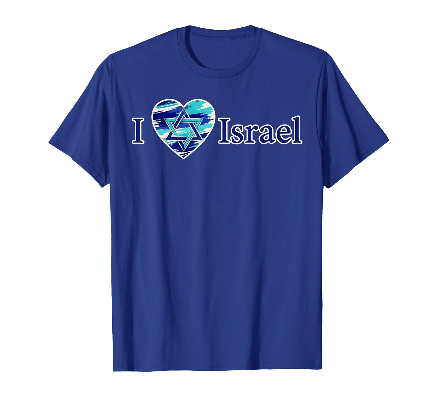 I Love Israel Star of David Heart T-Shirt