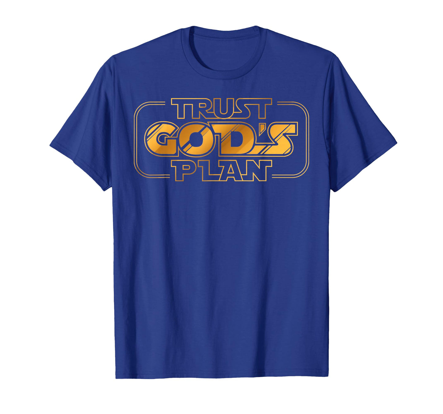 Christian Classic Trust Gods Plan Retro Jesus T-Shirt