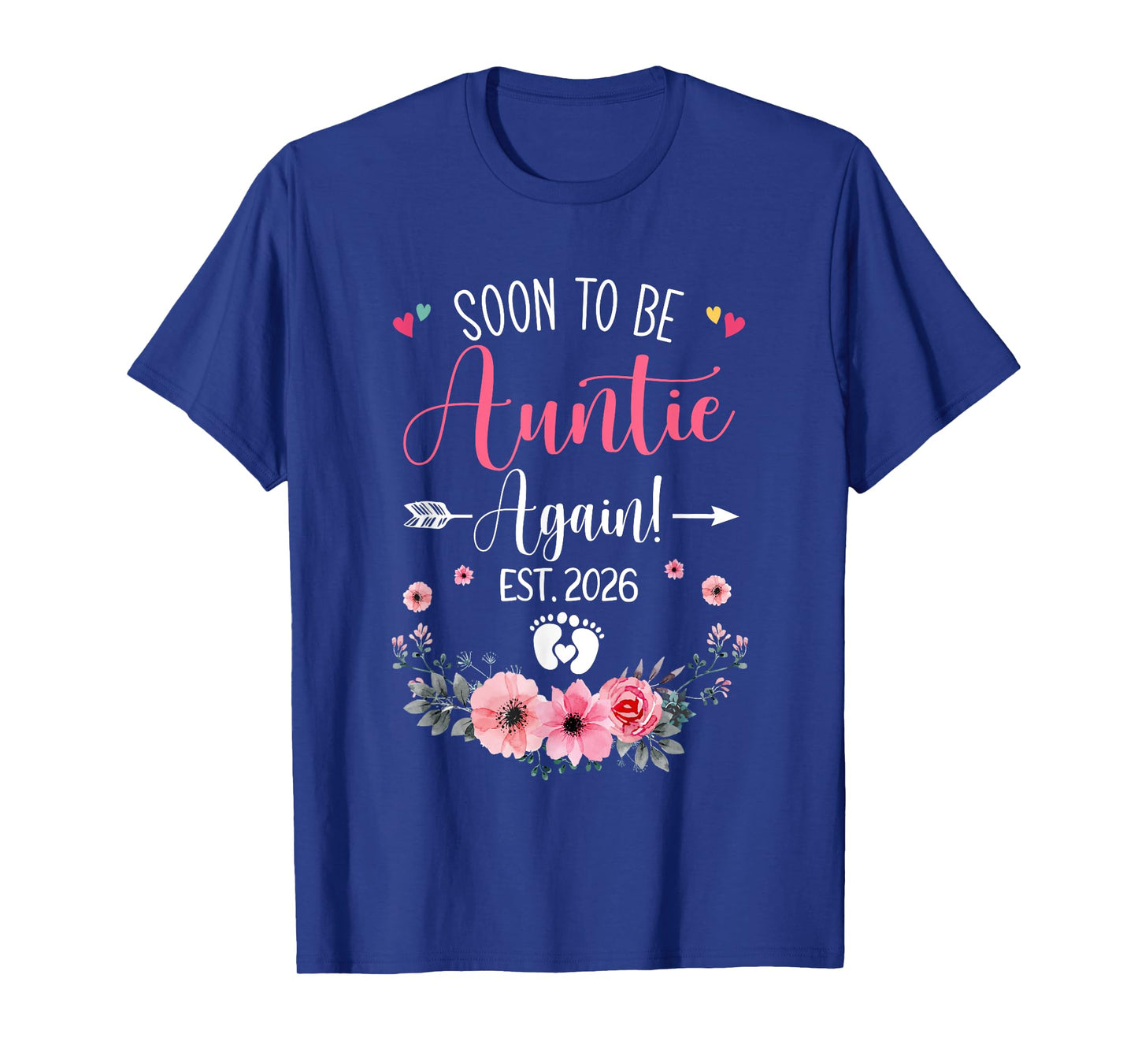 Soon To Be Auntie Again Est 2026 Mothers Day T-Shirt