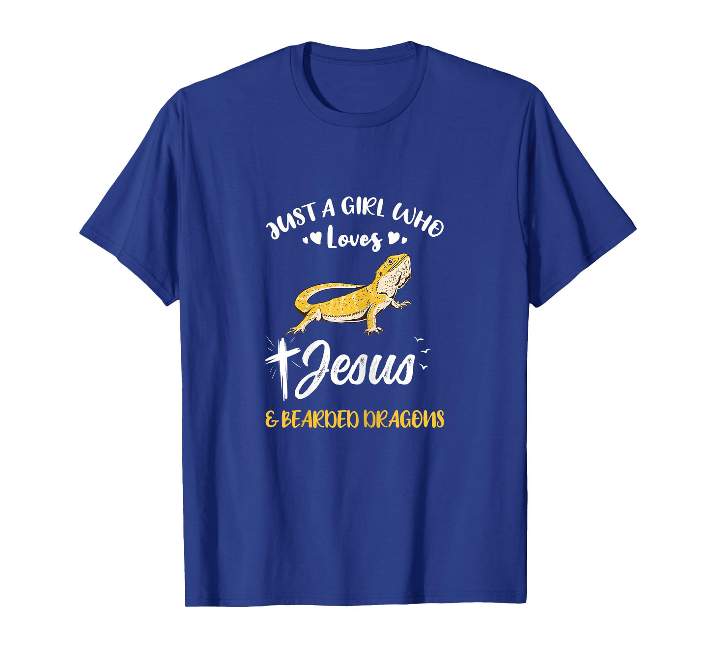 Just A Girl Who Loves Jesus And Bearded Dragons T-Shirt