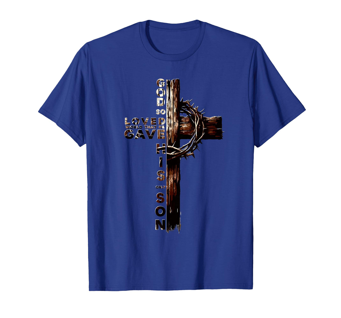 John 3:16 Christian Faith Tee Jesus Christ Bible Study Lover T-Shirt