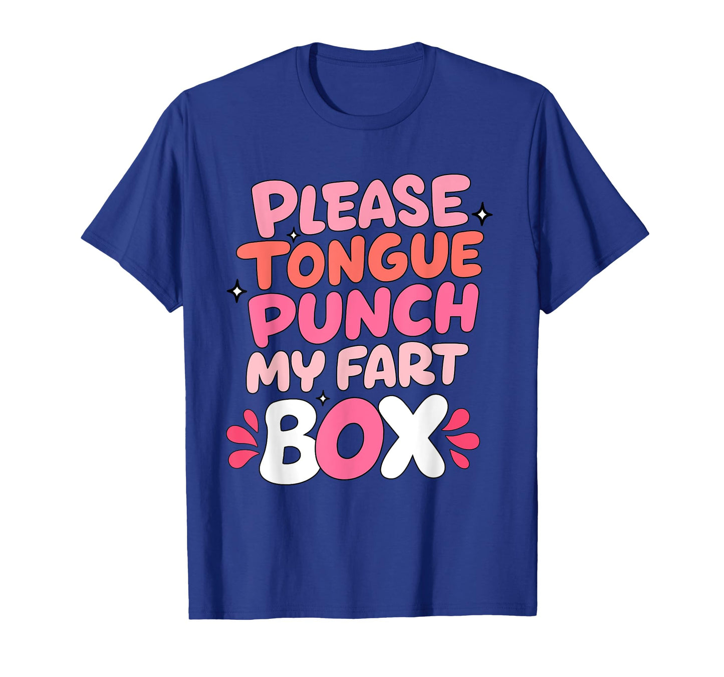 Inappropriate Please Tongue Punch Funny Cringe Men Women T-Shirt