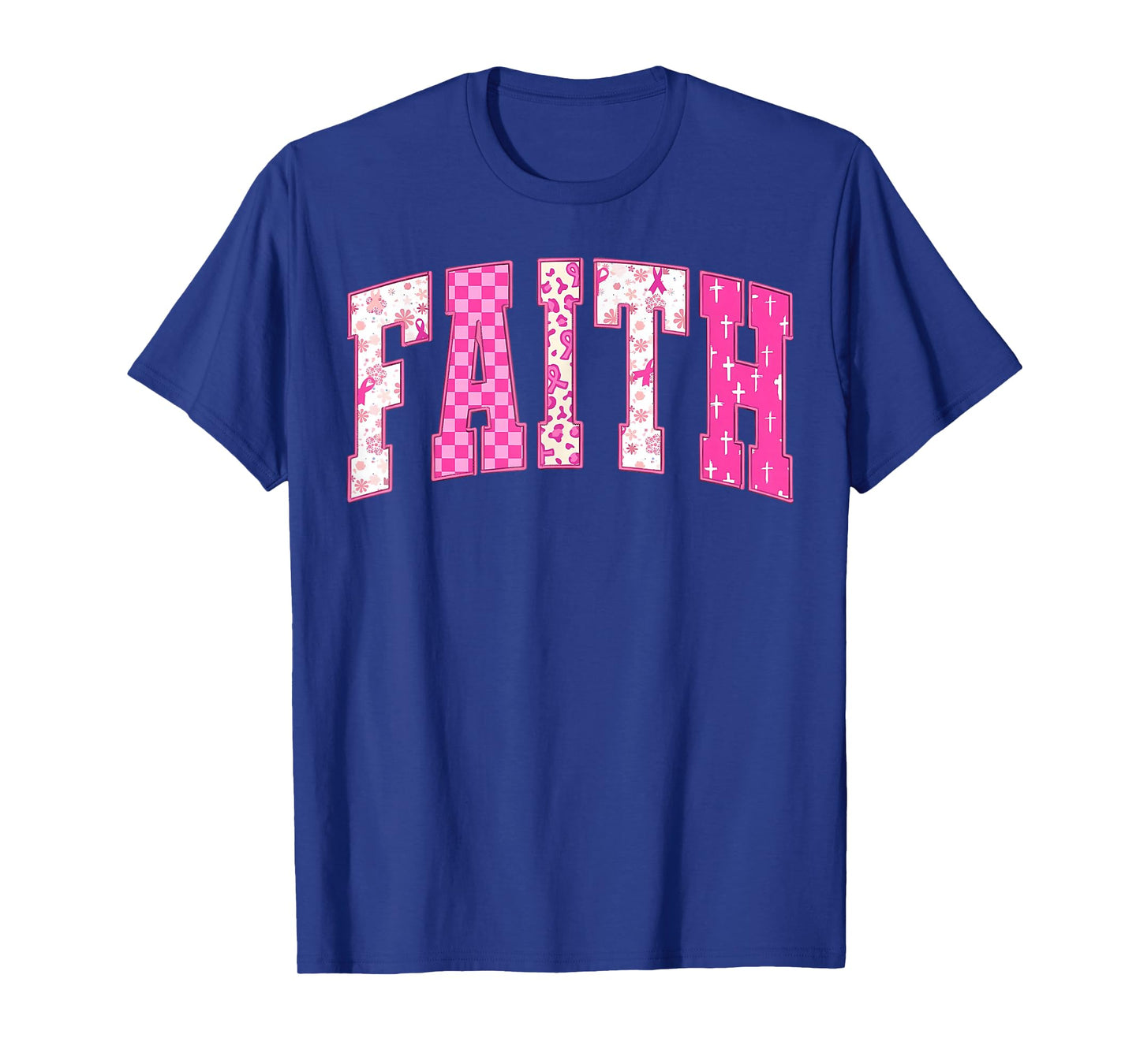 Breast Cancer Christian Fight Hope Faith Love Matching Group T-Shirt