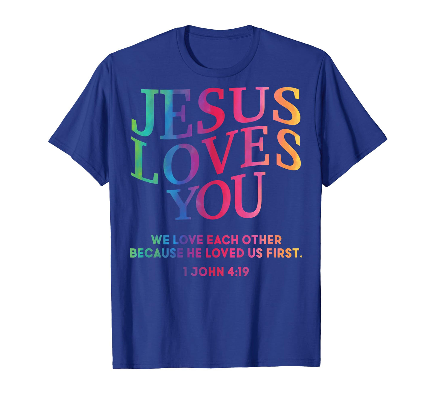 Toddler Jesus Loves You Christian God Son Sister Girl Women T-Shirt