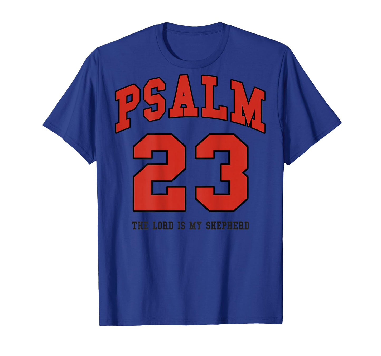 Jesus Psalm 23 The Lord is My Shepherd Christian Cross God T-Shirt