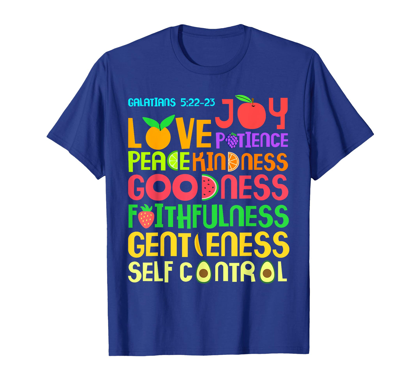 The Fruit of The Spirit T-Shirt - Christian Bible Verse Tee T-Shirt