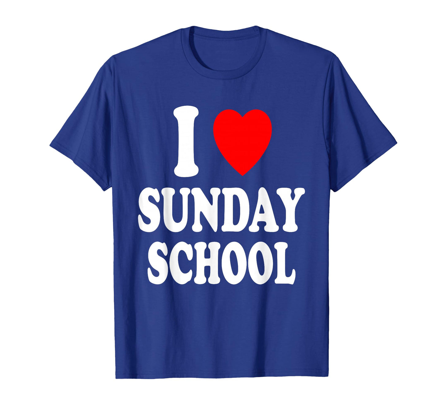 I Heart (Love) Sunday School Church Teacher Christian T-Shirt