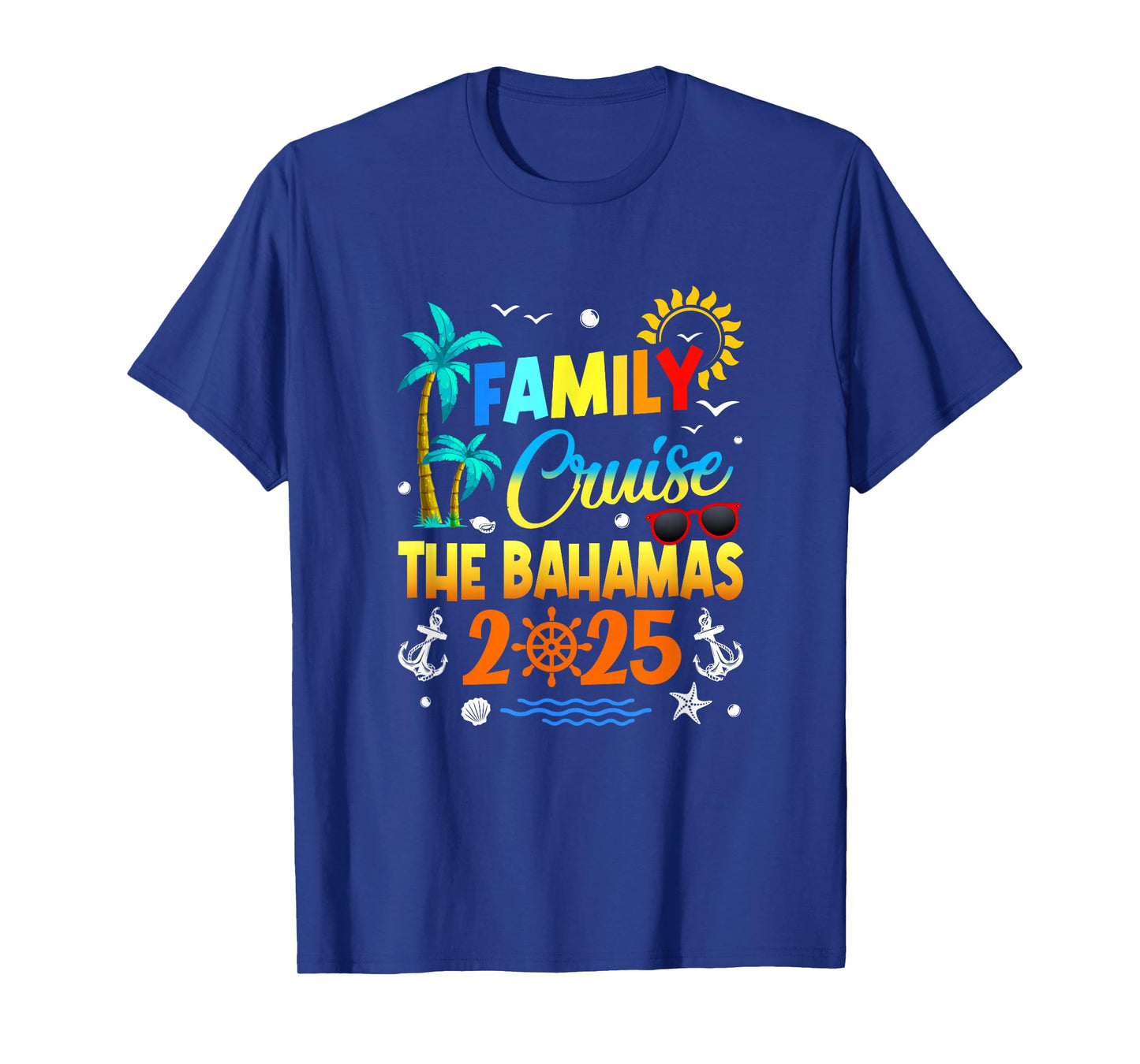 Family Cruise The Bahamas 2025 Summer Matching Vacation T-Shirt