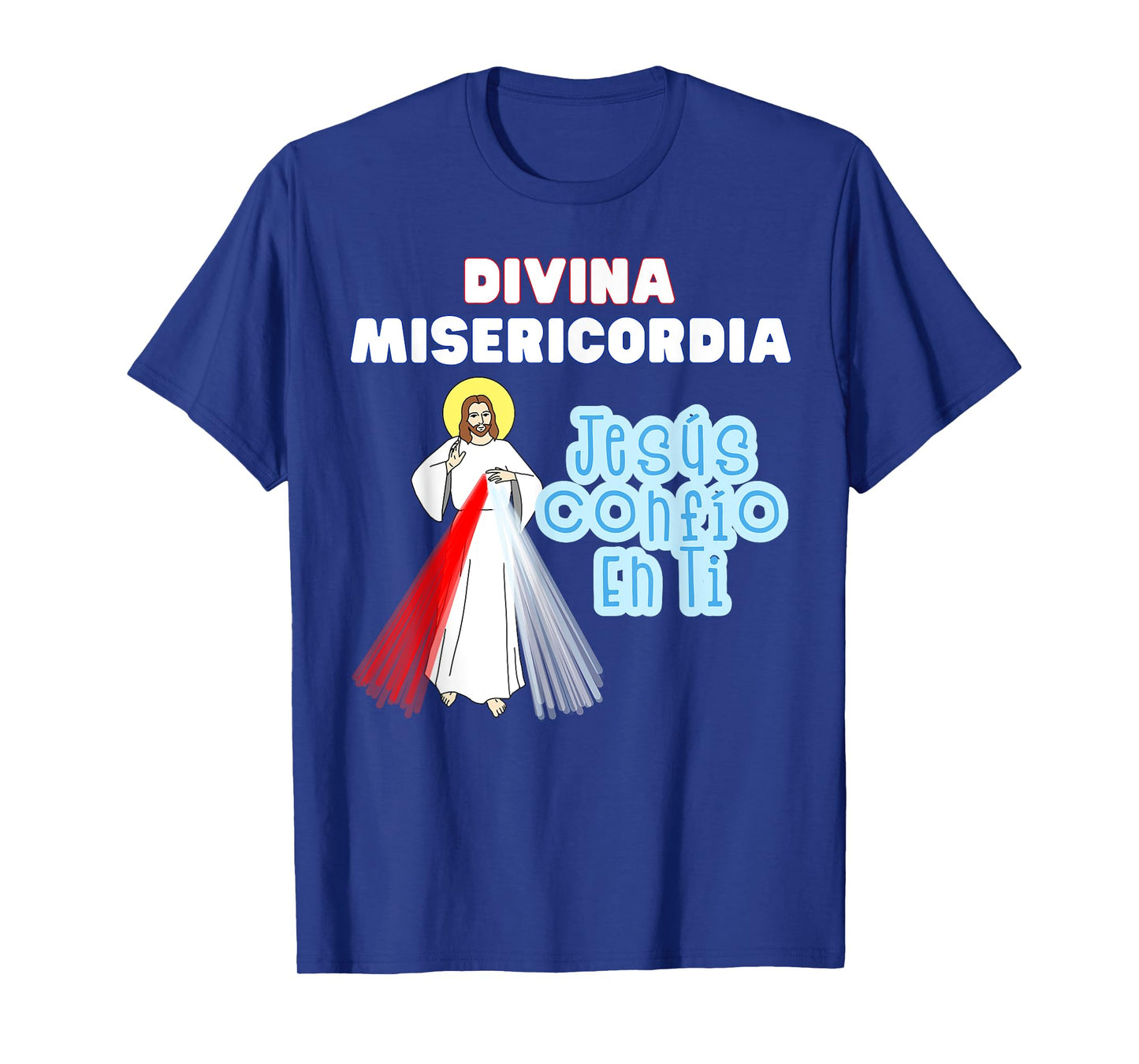 Jesús Confío En Ti Divine Mercy Spanish Catholic Kids T-Shirt