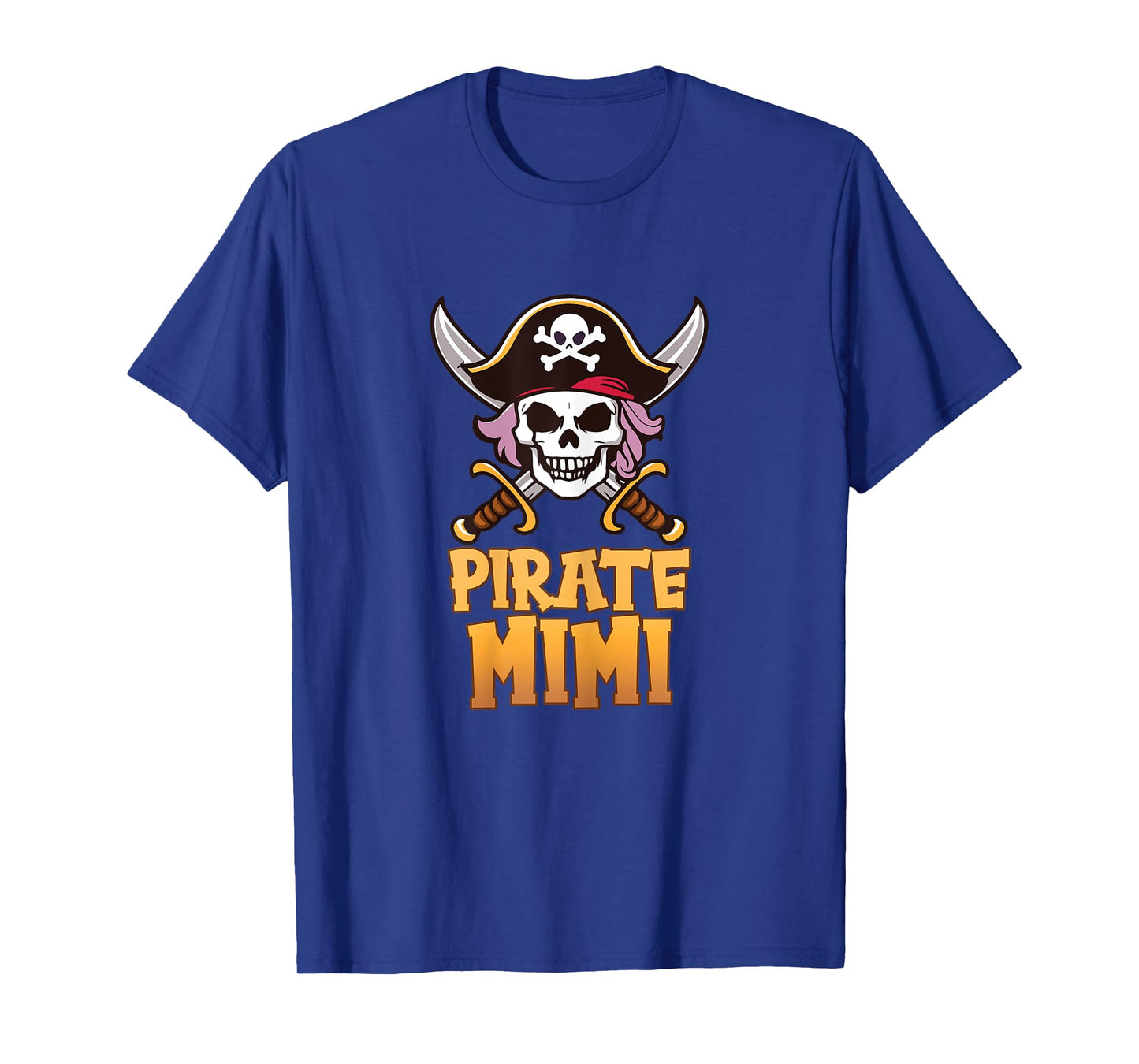 Pirate Mimi Funny Captain Matching Grandma Halloween Costume T-Shirt