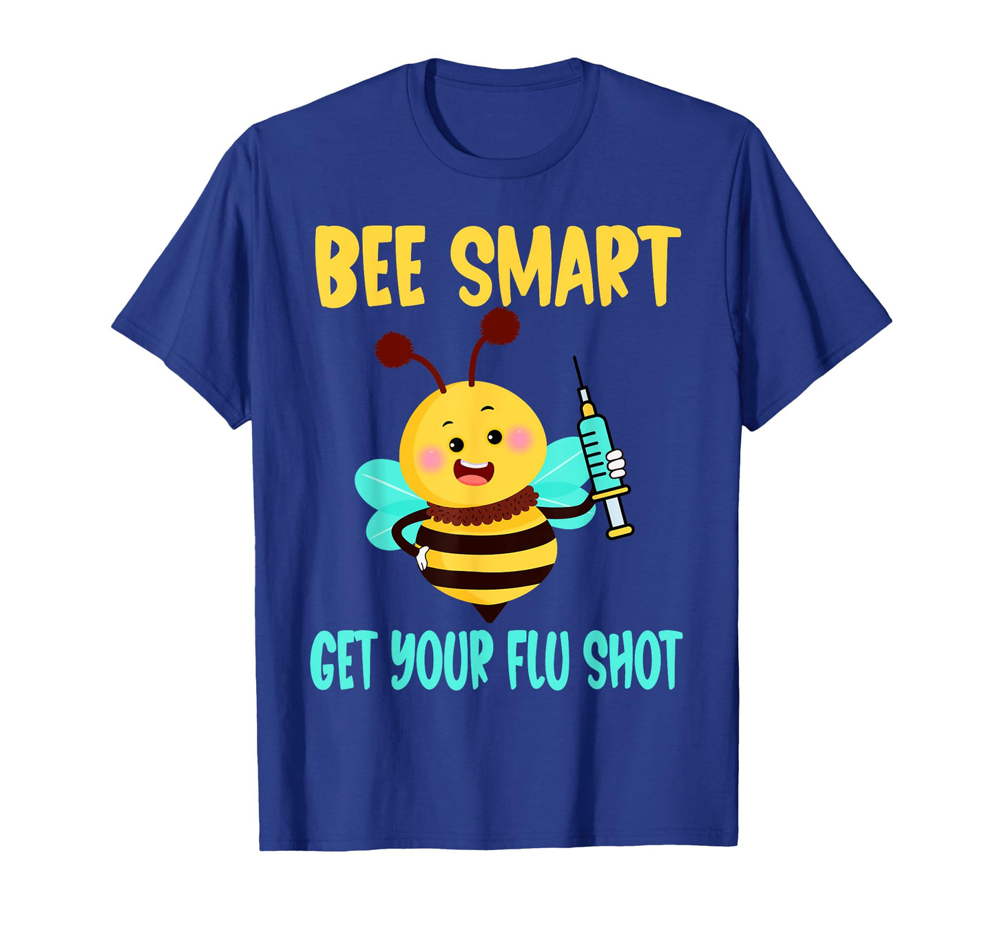 flu shot nurse medical funny nursing flu cold season bee T-Shirt