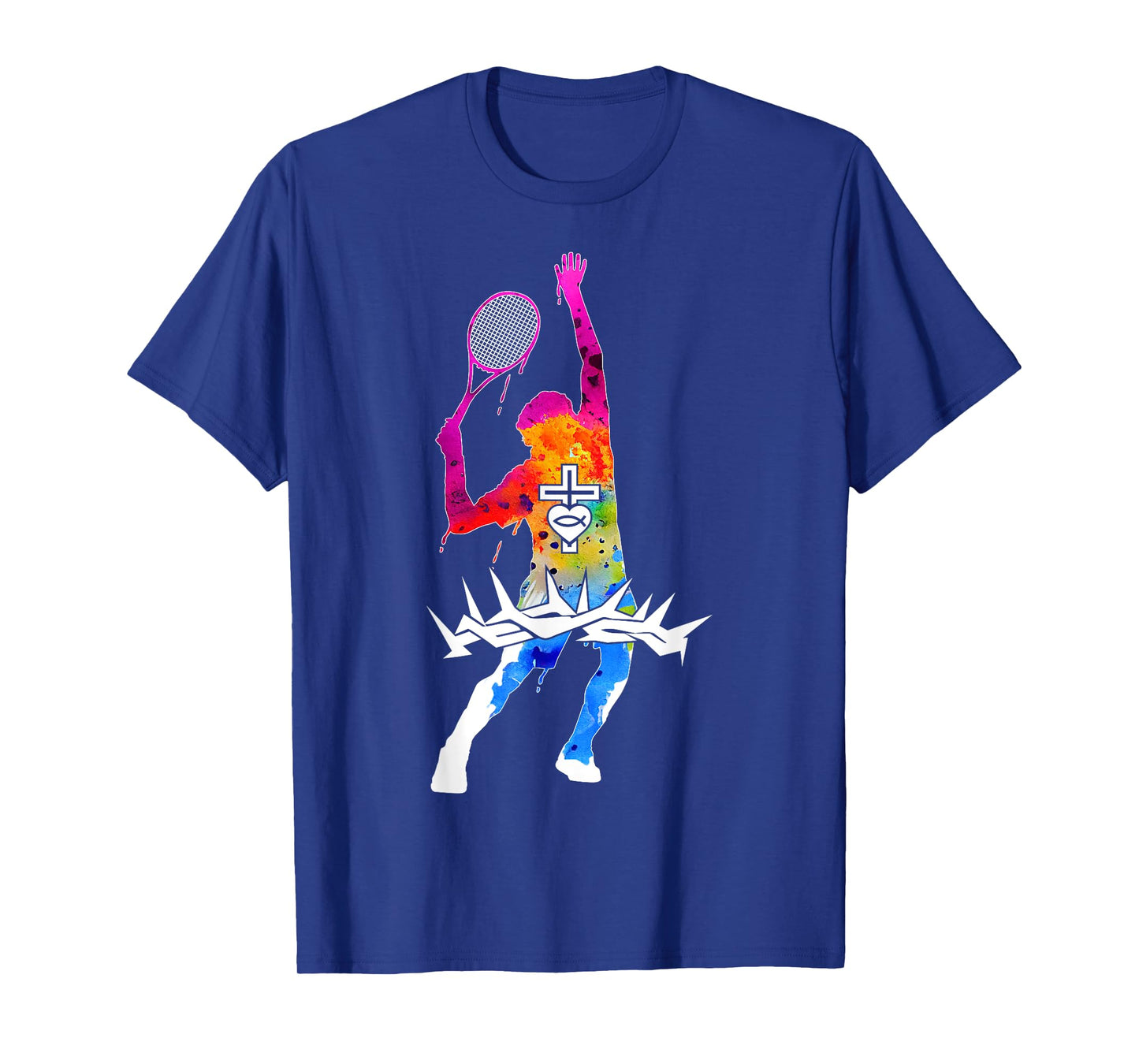 Religious Jesus Tennis Christian GOD Tennis T-Shirt