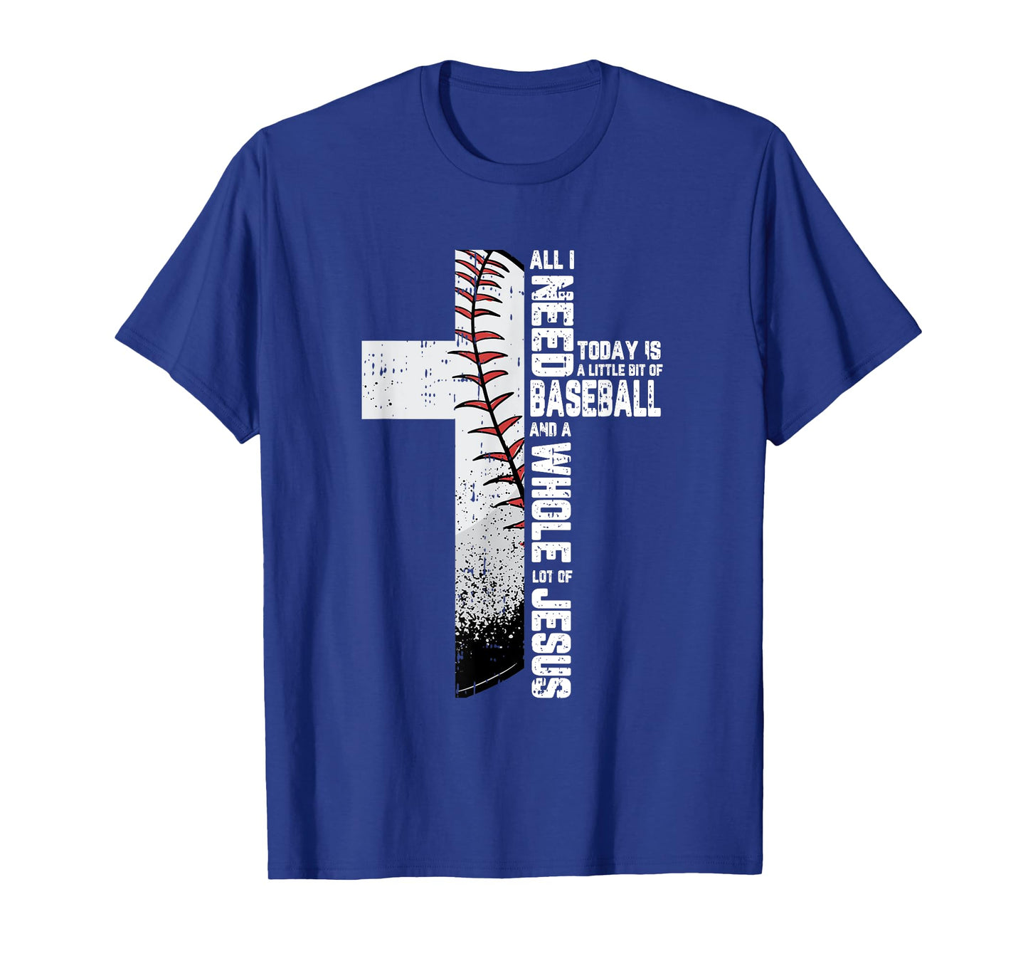 Baseball Cross Jesus Christian Quote Cool Sports Lover Gifts T-Shirt