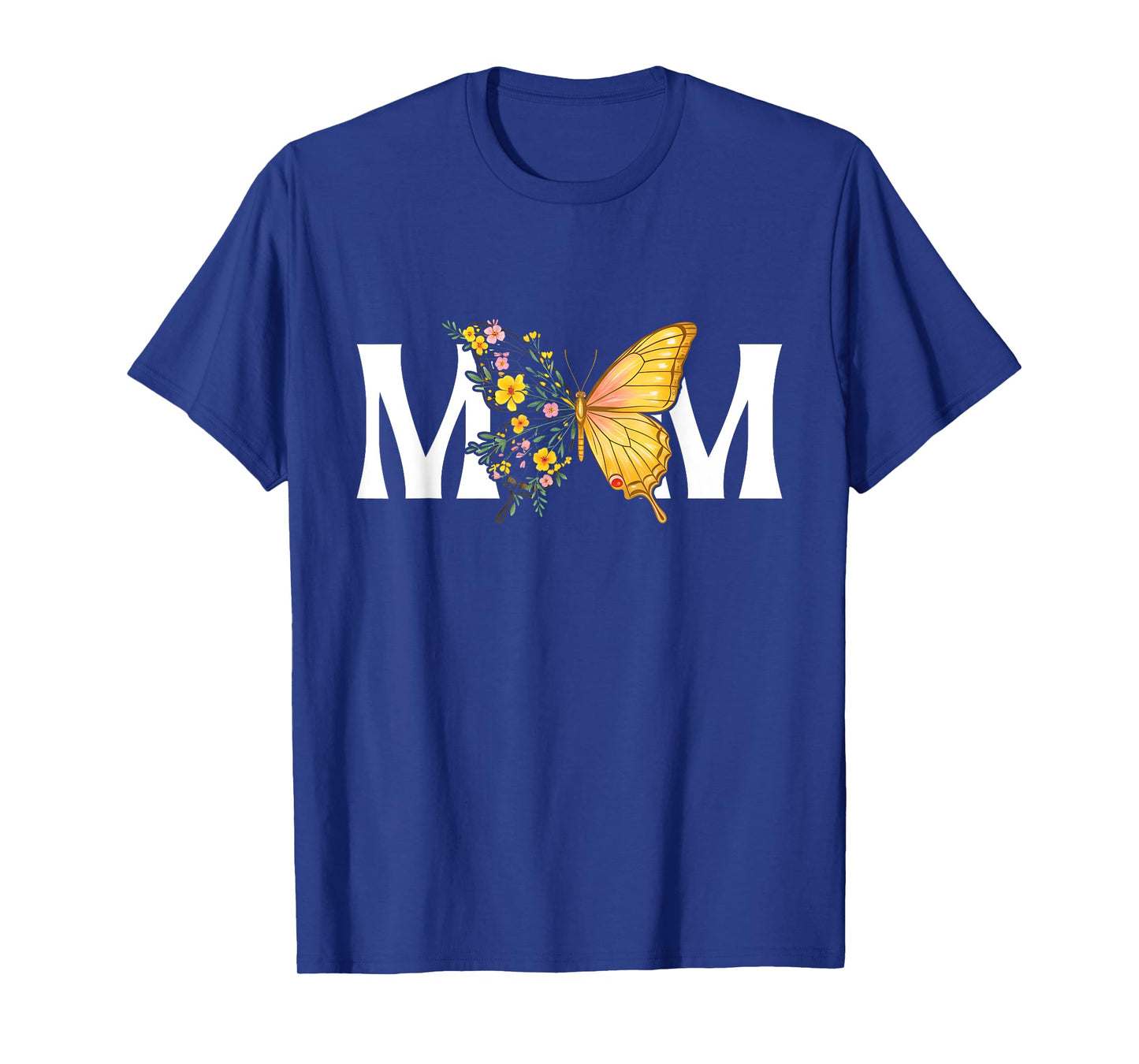Mother's Day Butterfly MOM Cute Flower T-Shirt