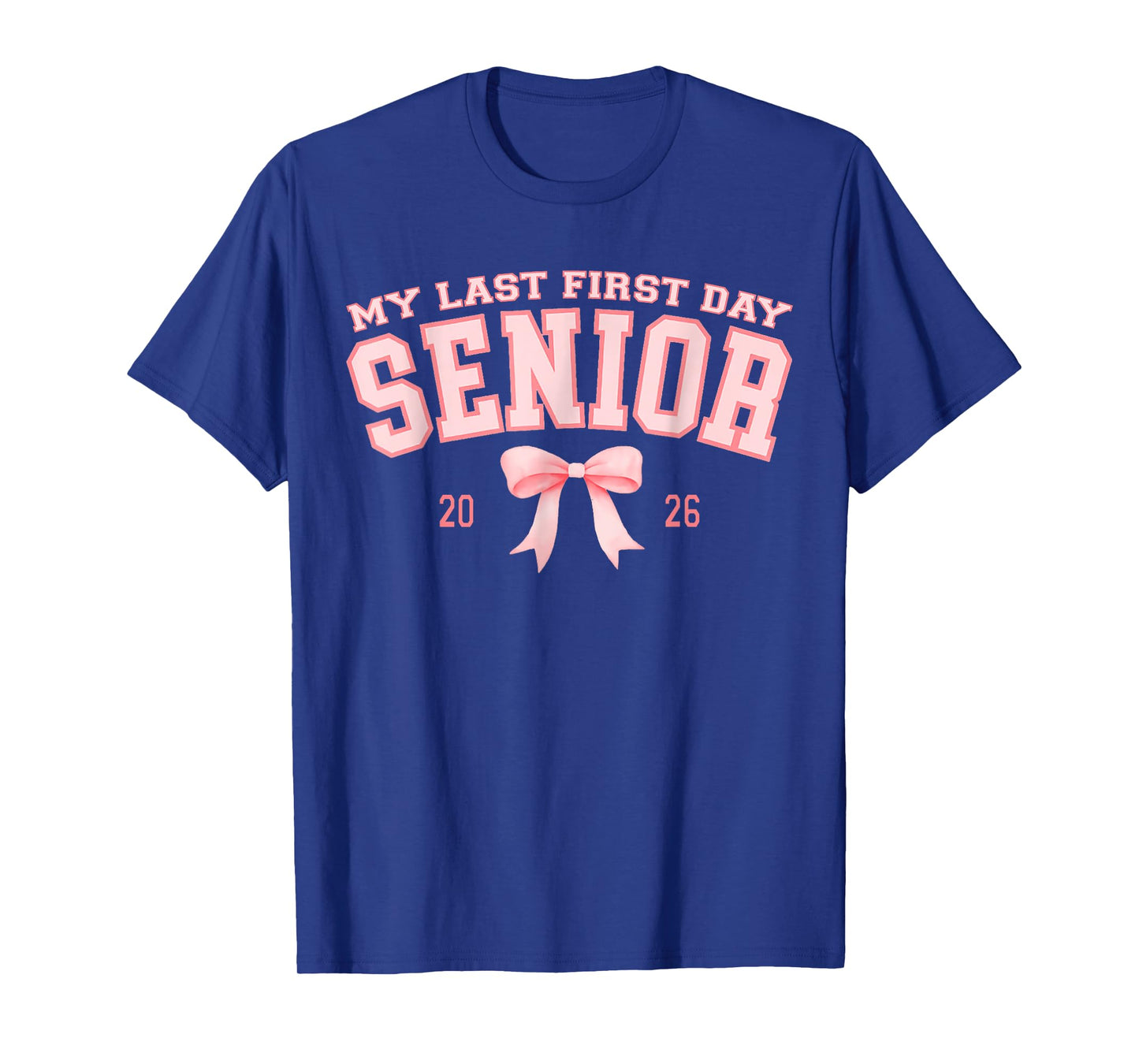 My Last First Day Senior 2026 Retro Groovy Tie Dye T-Shirt