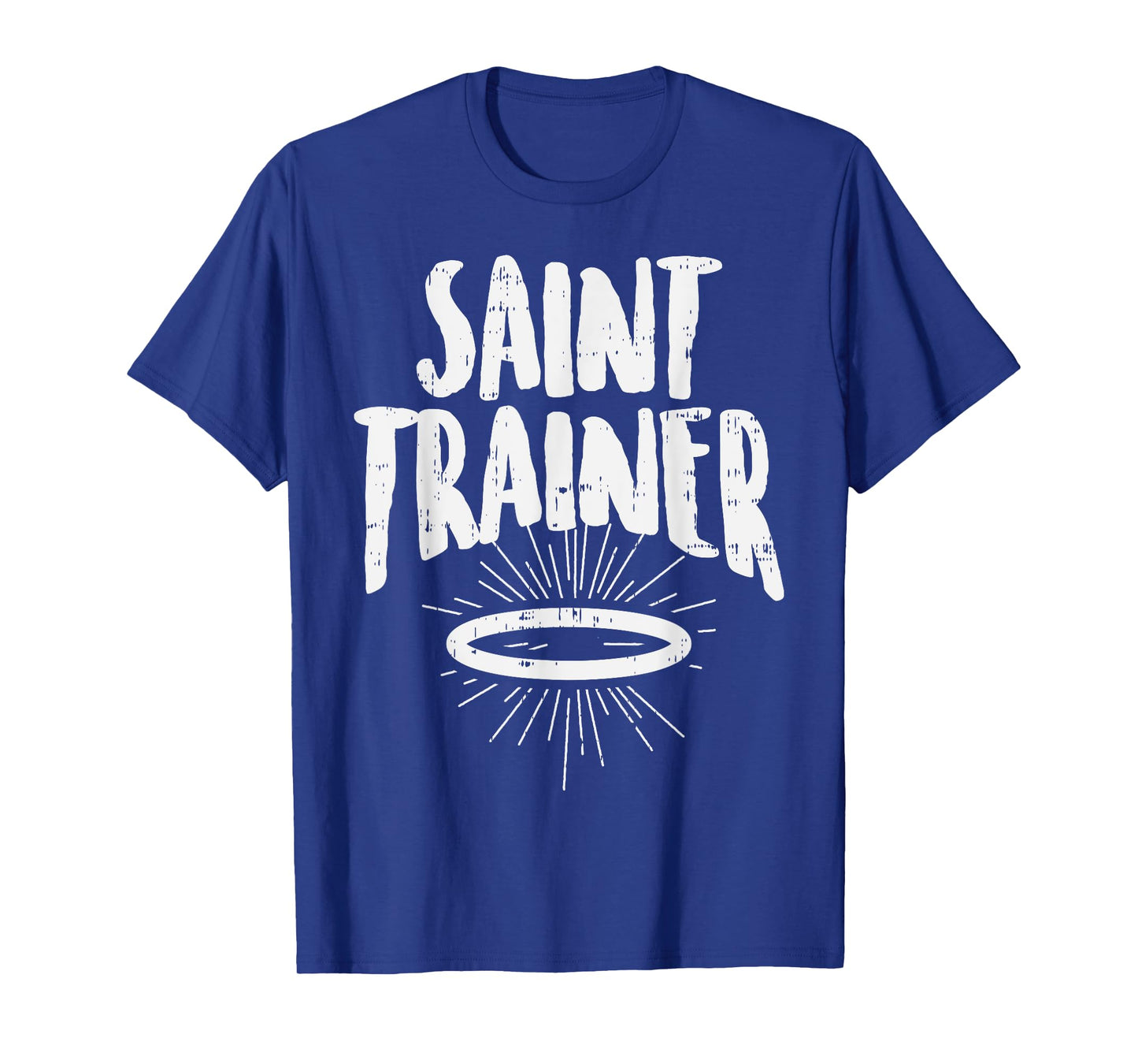 Saint Trainer Halo Workout Funny God Jesus Christian Gift T-Shirt