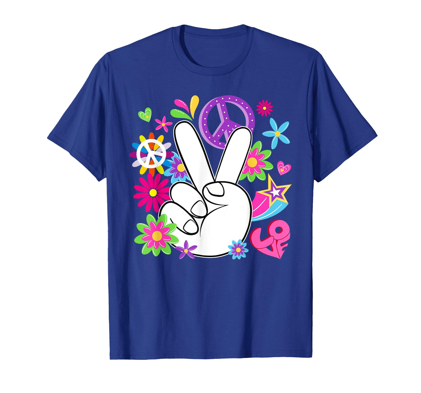 Groovy World Peace Day Peace Love International Day of Peace T-Shirt