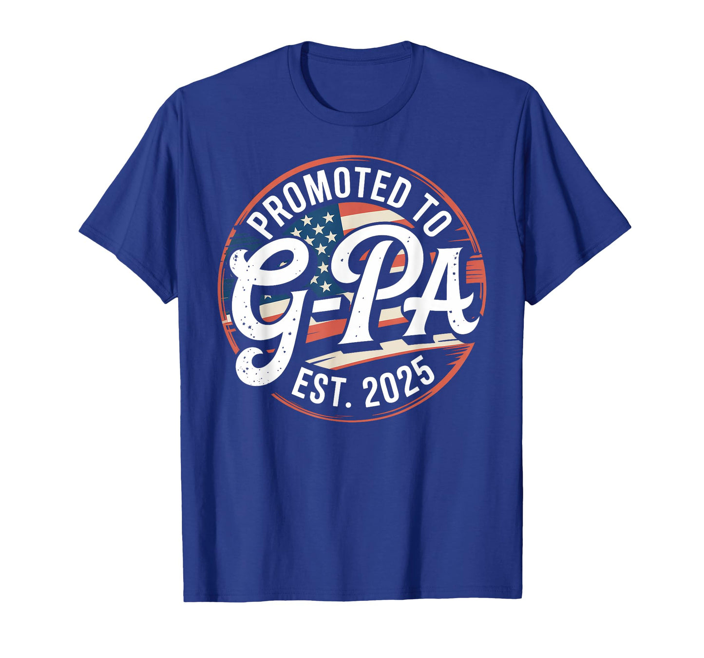 Promoted To G-Pa EST. 2025 USA Flag Funny Soon To Be G-Pa T-Shirt
