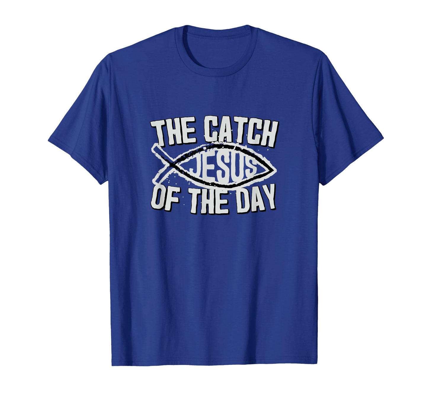 Jesus Catch of Day Ichthys Graphic T-Shirt
