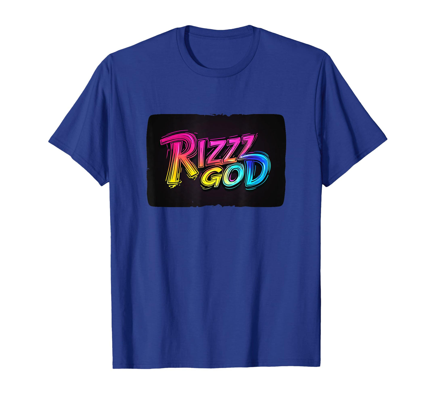 Fun Rizz God Speech in Vibrant Style T-Shirt