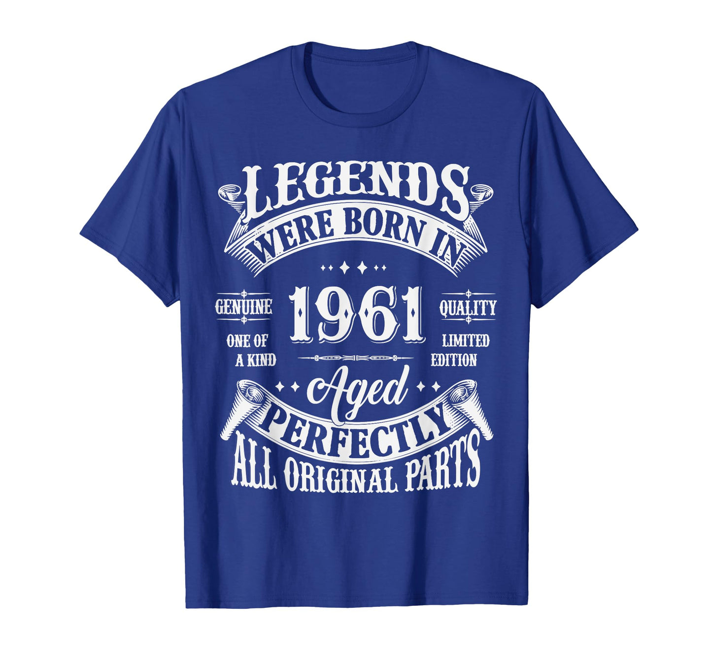 64th Birthday Tee 64 Years Old Vintage Legends Born In 1961 T-Shirt