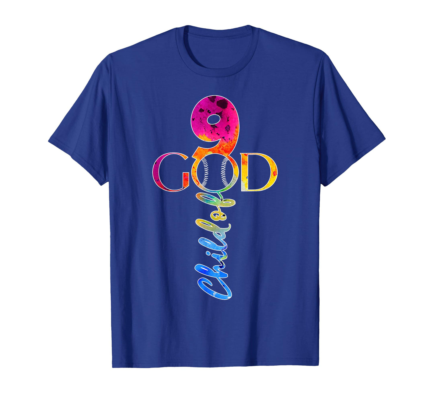 JESUS 9 YEARS CHILD OF GOD BASEBALL 9th BIRTHDAY T-Shirt