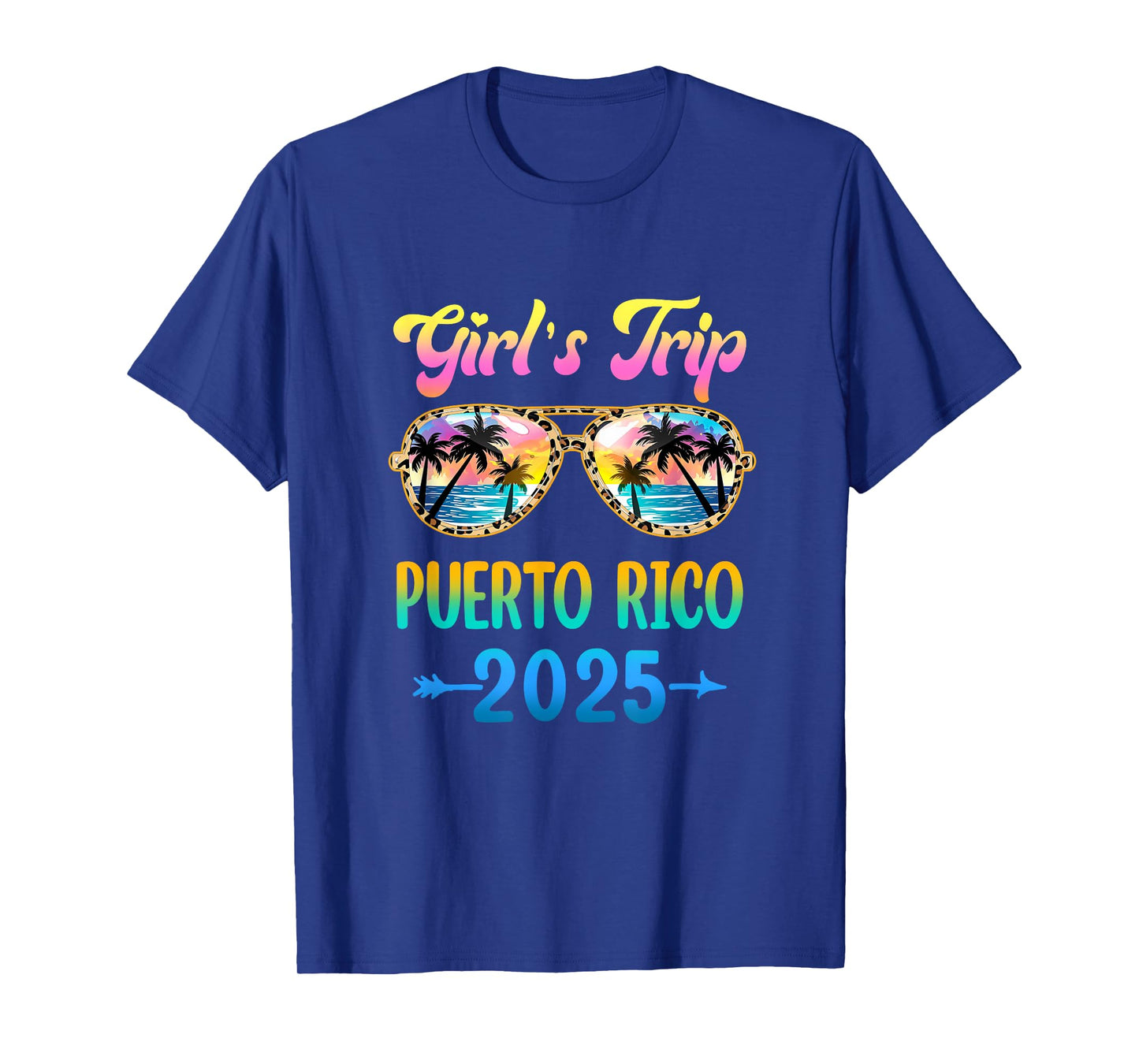 Girl's Trip Puerto Rico 2025 Summer Vacation Sunglasses T-Shirt