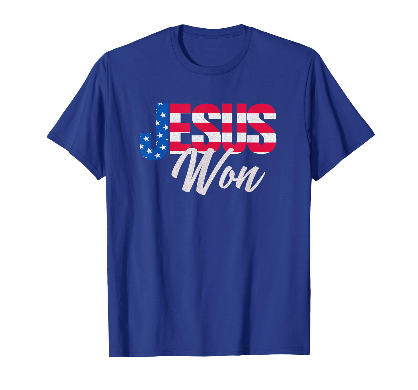 Jesus Won Patriotic Christian T-Shirt