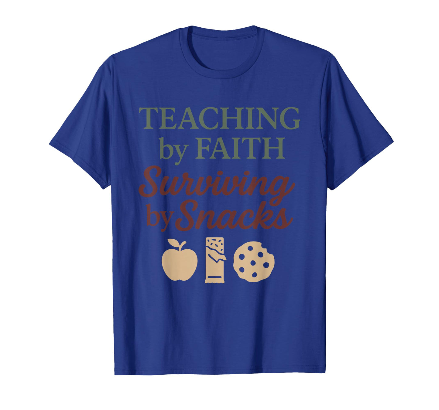 Christian Homeschool Mom Exhausted Chaos Faith Humor T-Shirt