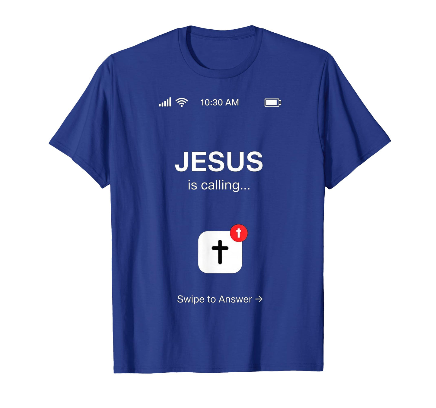 Funny Jesus is Calling Christian Religious Humor Graphic T-Shirt