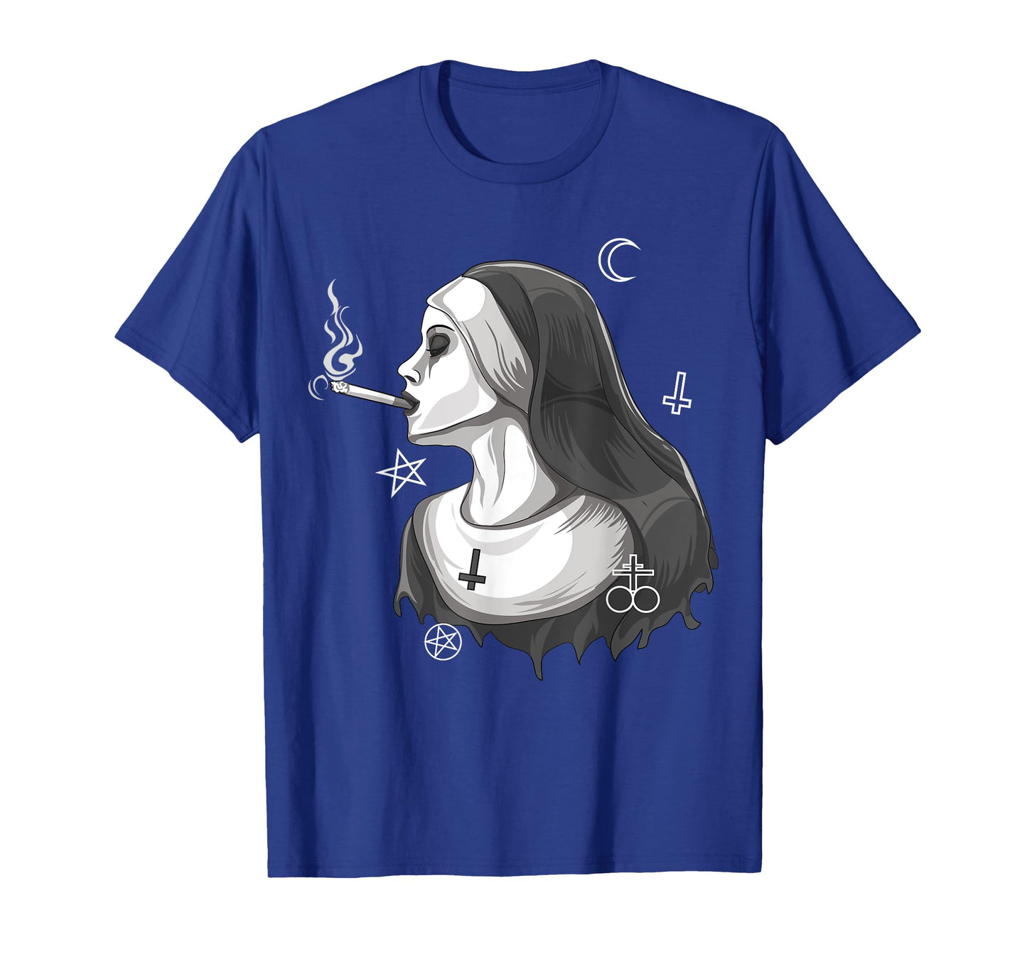Dark Nun Satanic Occult Gothic Evil Anti-Christ Nun Unholy T-Shirt