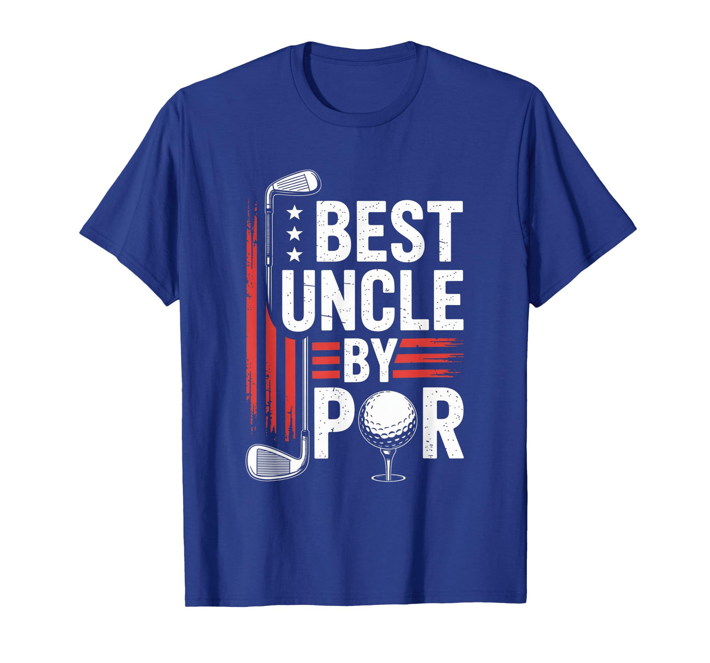 Uncle Golf Best Uncle by Par Funny Golfing Baby Announcement T-Shirt