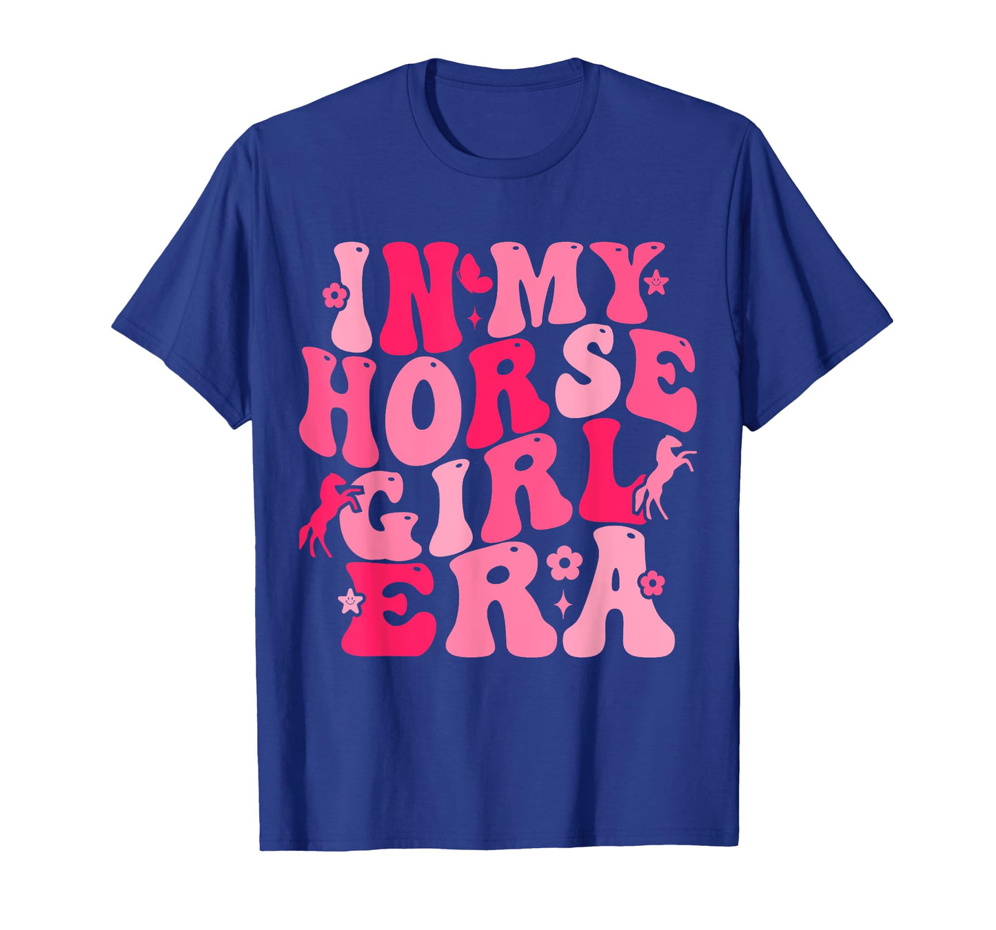 Groovy In My Horse Girl Era Horse Lover Girl Riding Horse T-Shirt