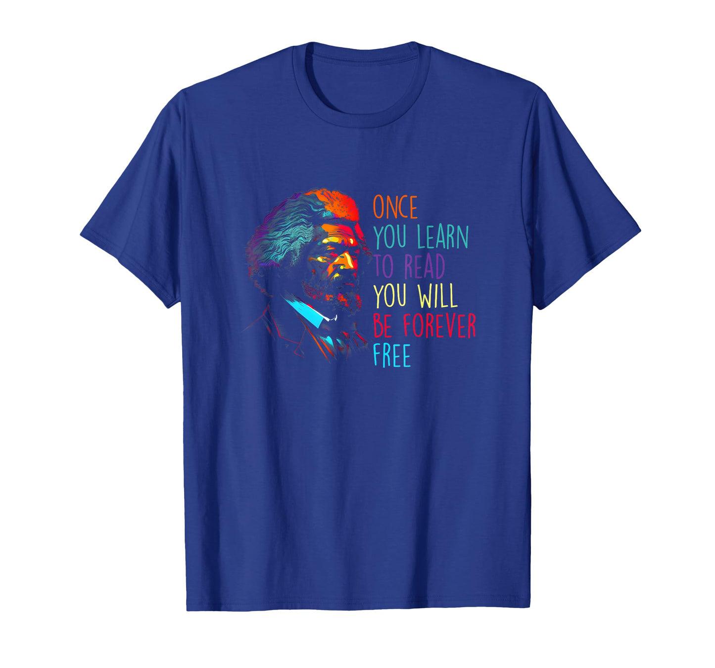 Frederick Douglass Black Leader Quote Black 4th of July T-Shirt