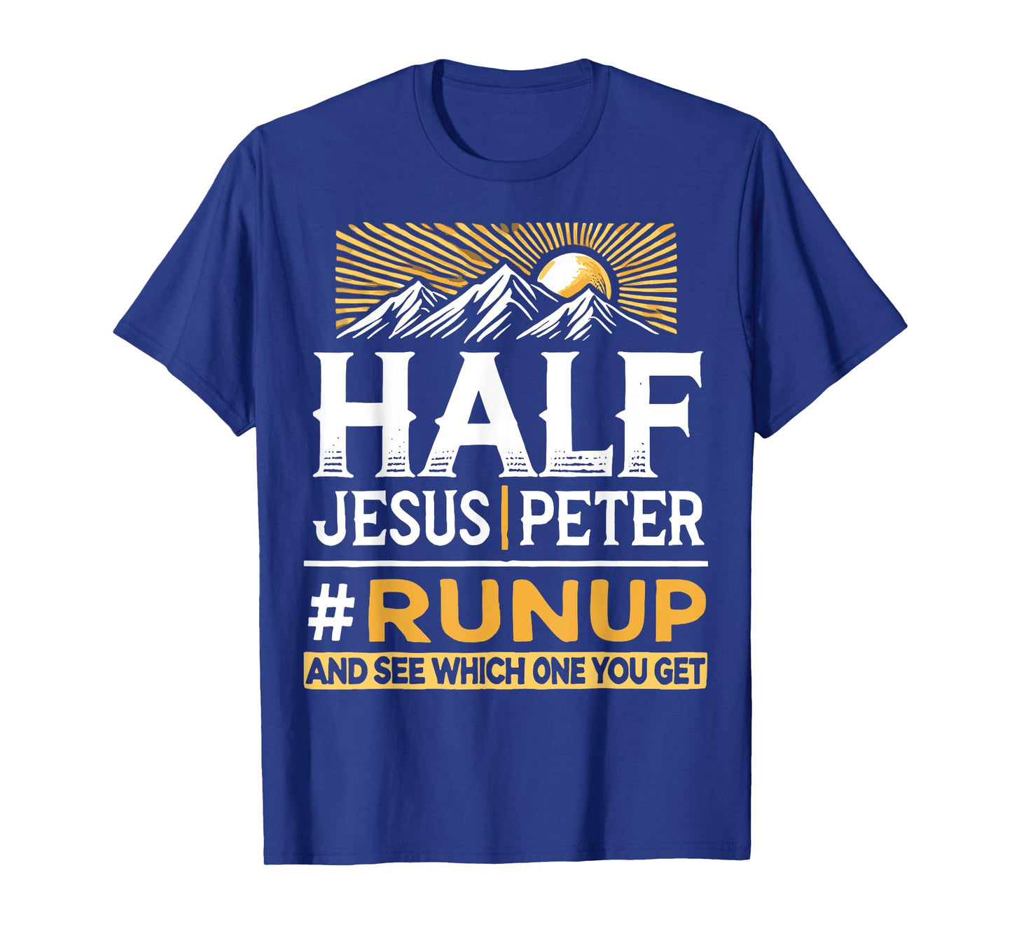 Mixed Half Jesus and Half Peter Christians T-Shirt